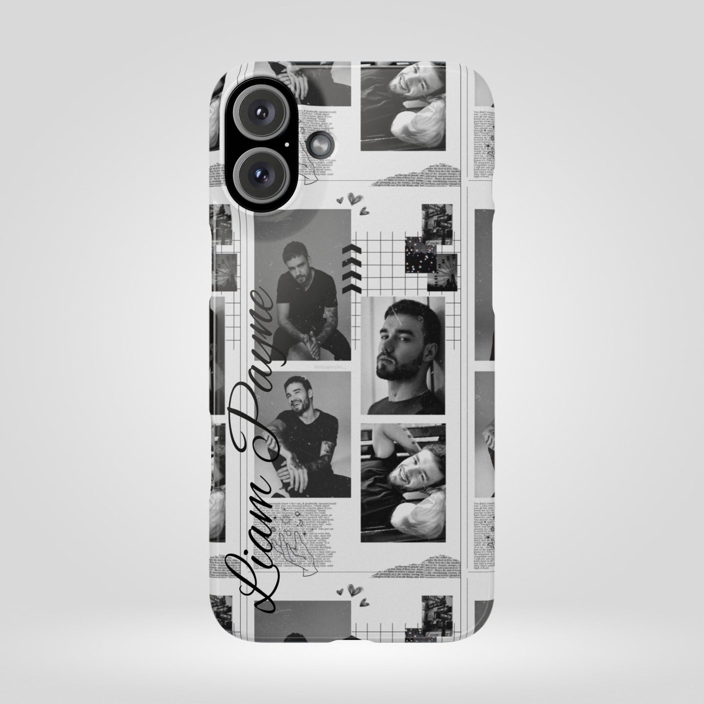 Liam Payne Slim Phone Case - Personalised Collage Design