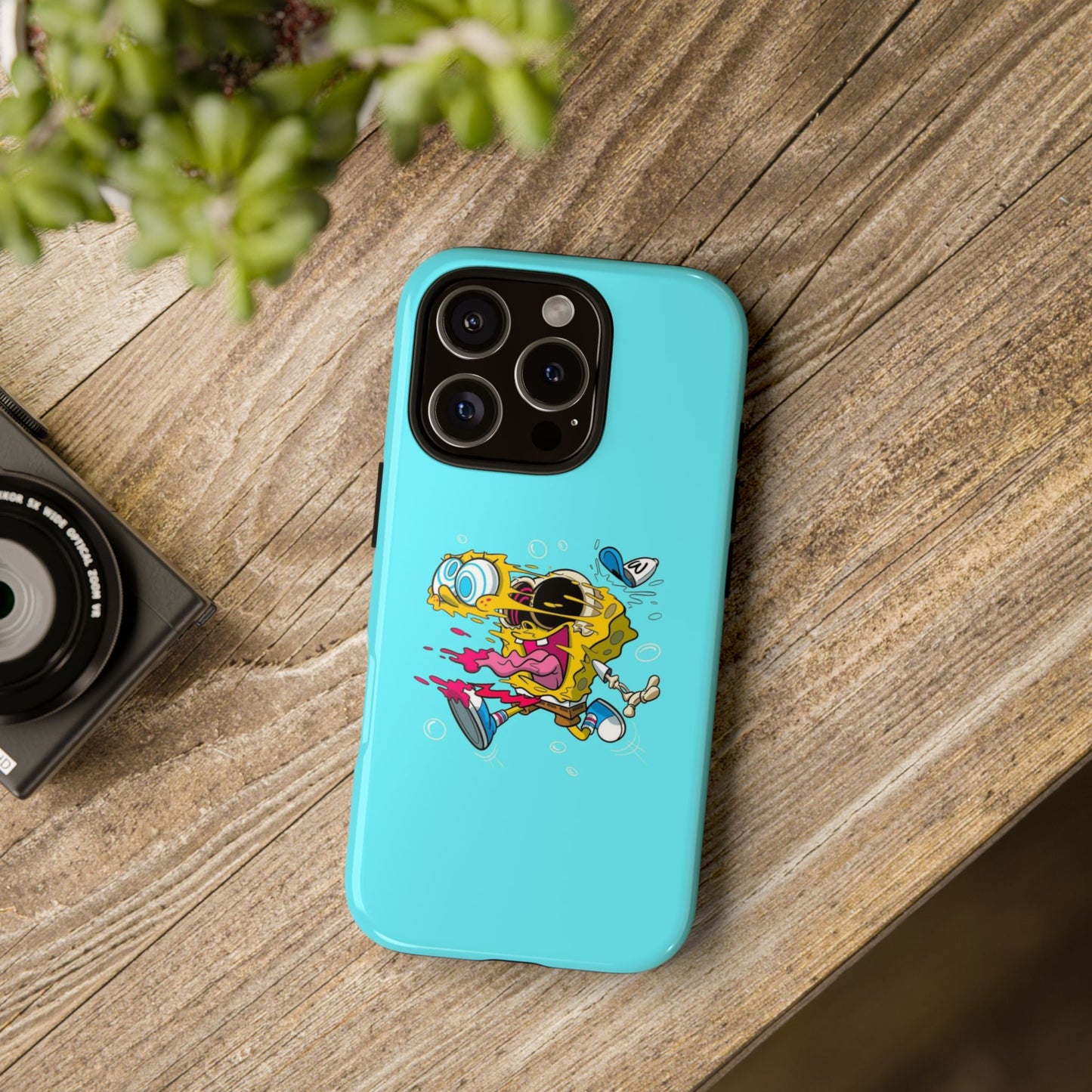 Funny SpongeBob Tough iPhone Case – Cartoon Vibes for Kids & Adults