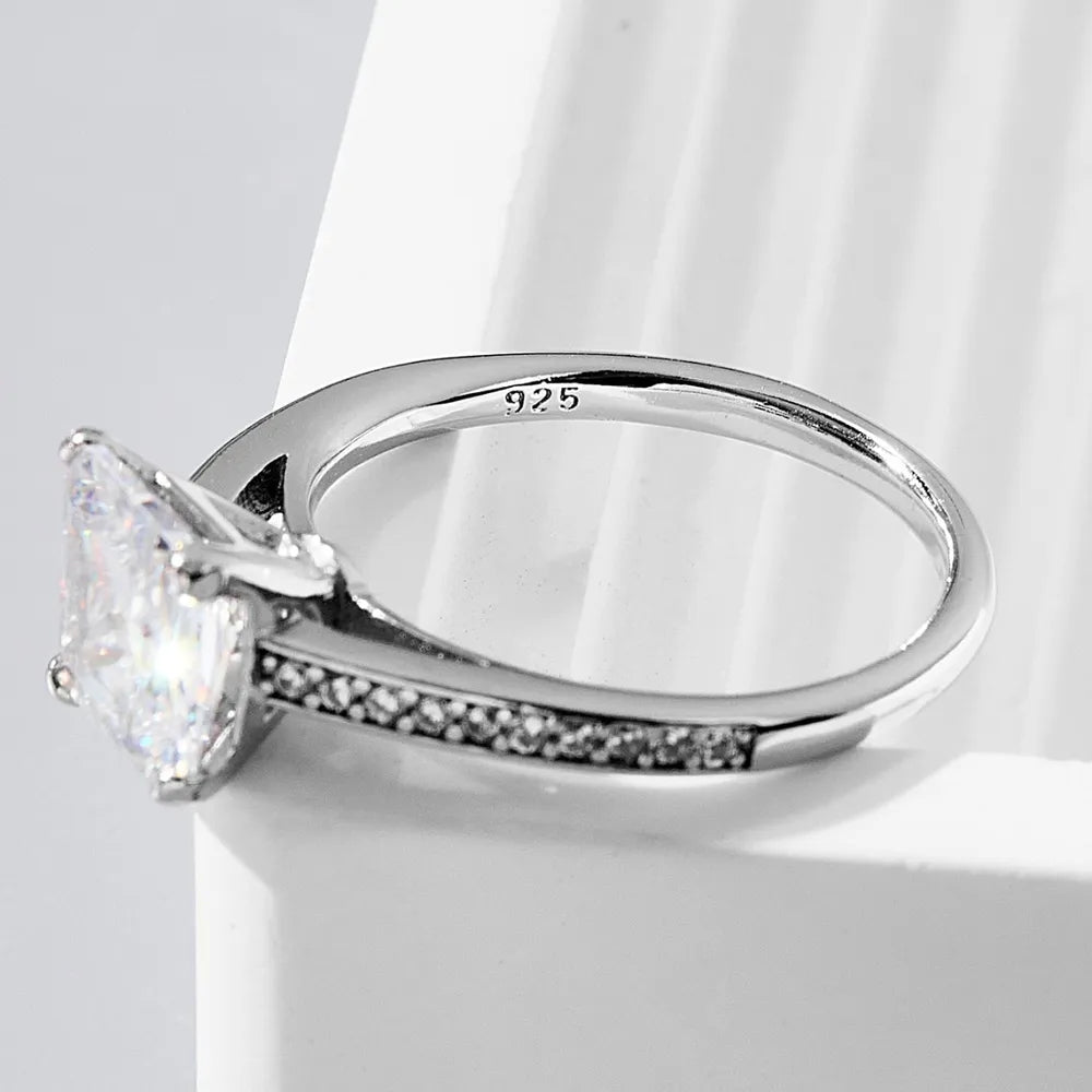 925 Sterling Silver Zircon Ring - Roe Creation