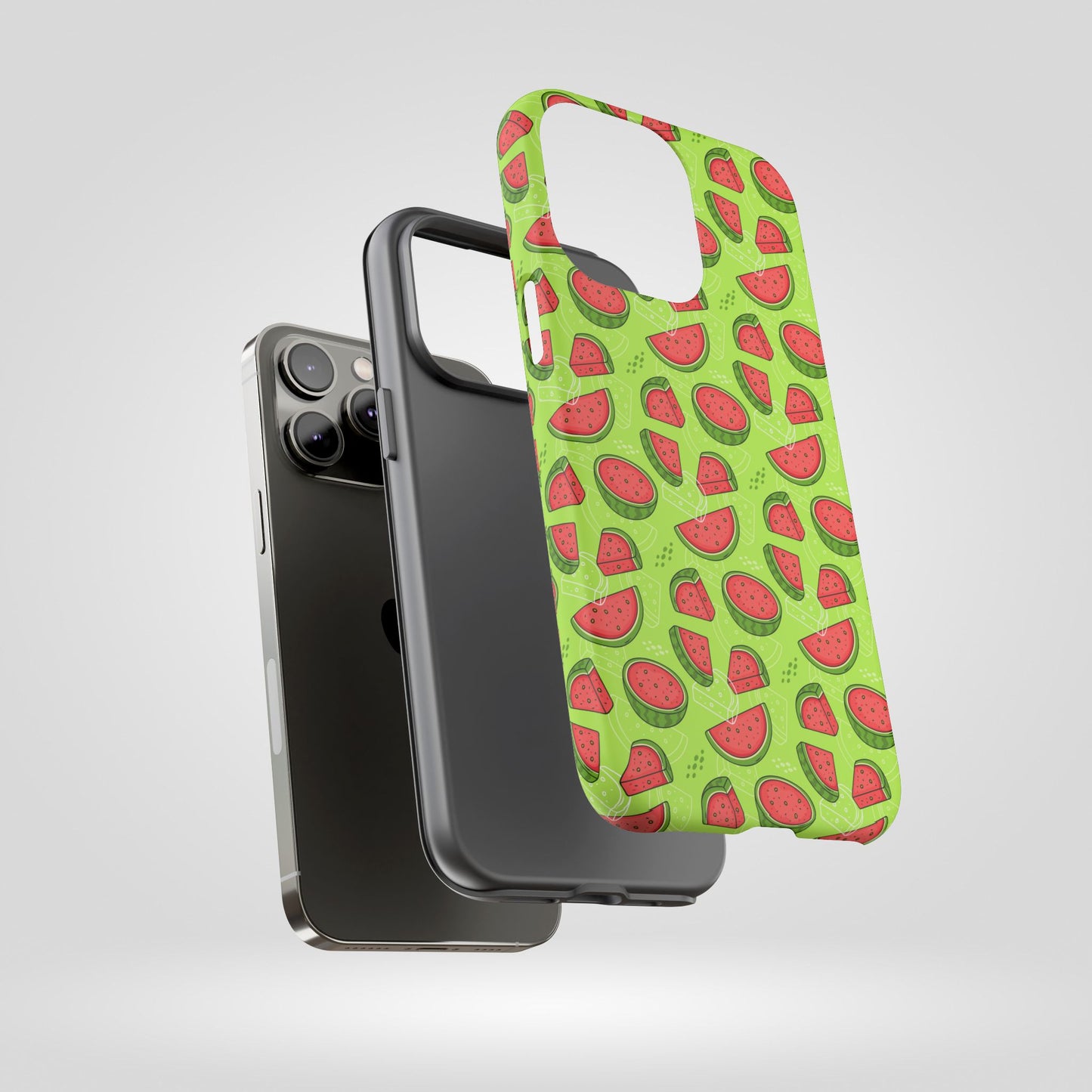 Watermelon Tough iPhone Case – Vibrant Fruit Phone Cover for Summer Vibes - Roe Creation