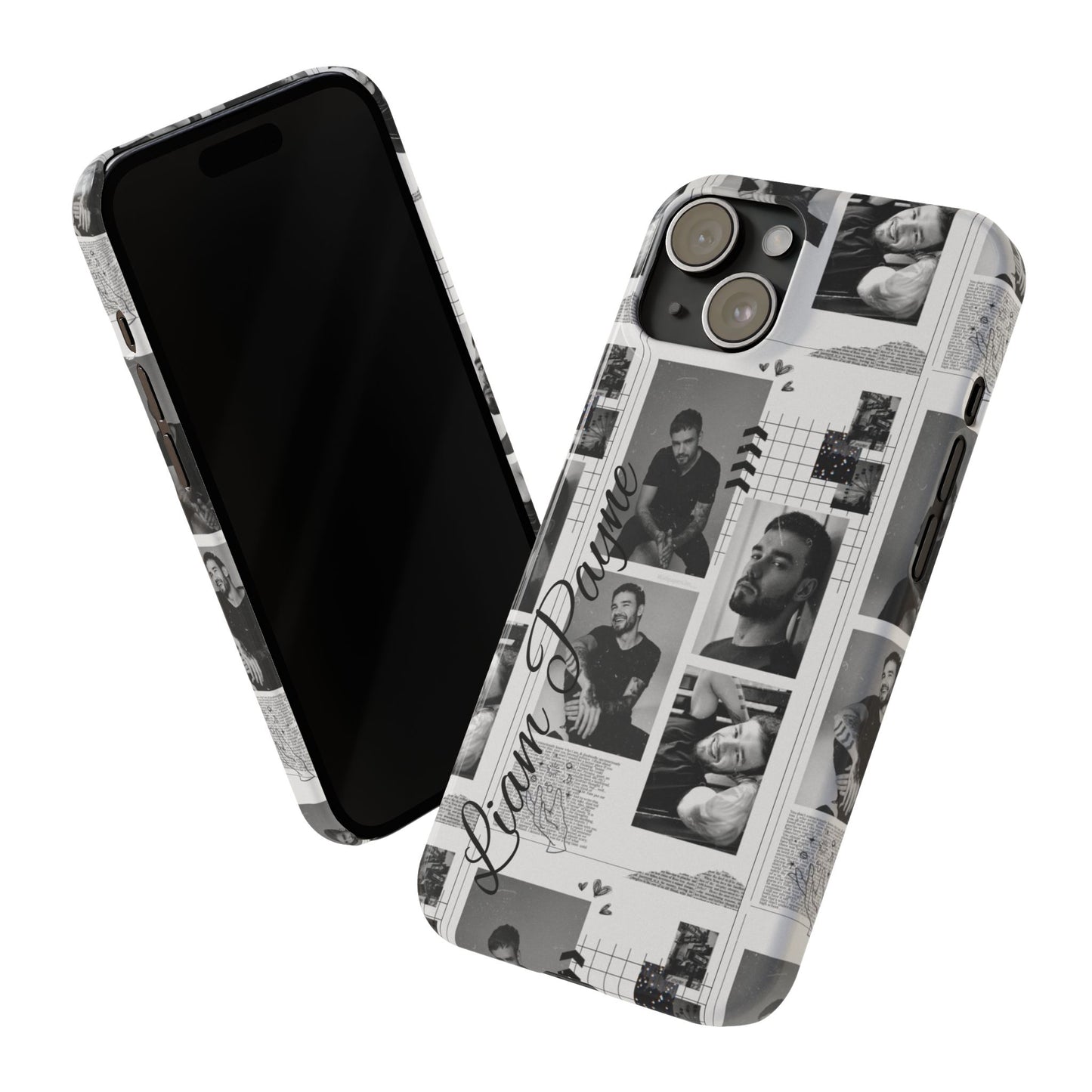 Liam Payne Slim Phone Case - Personalised Collage Design