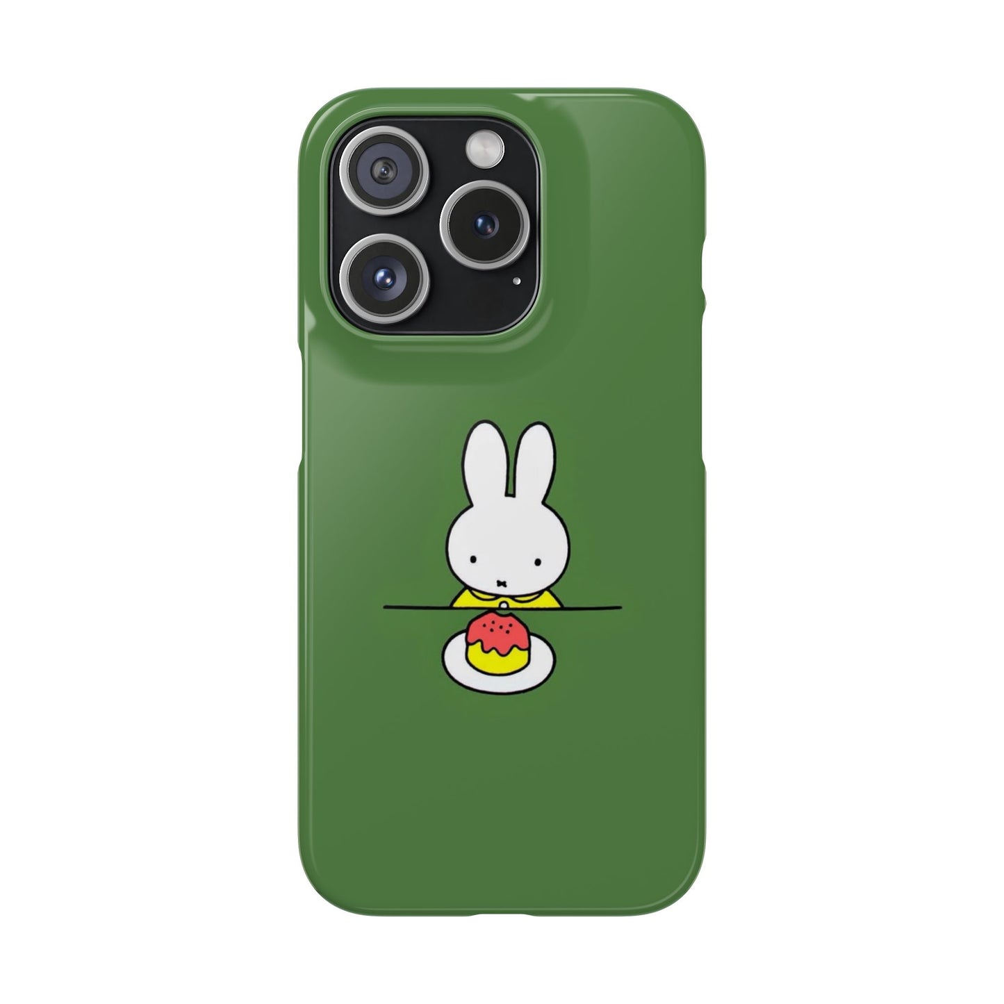 Miffy Phone Case, Snap Case, Green Miffy - iPhone, Samsung