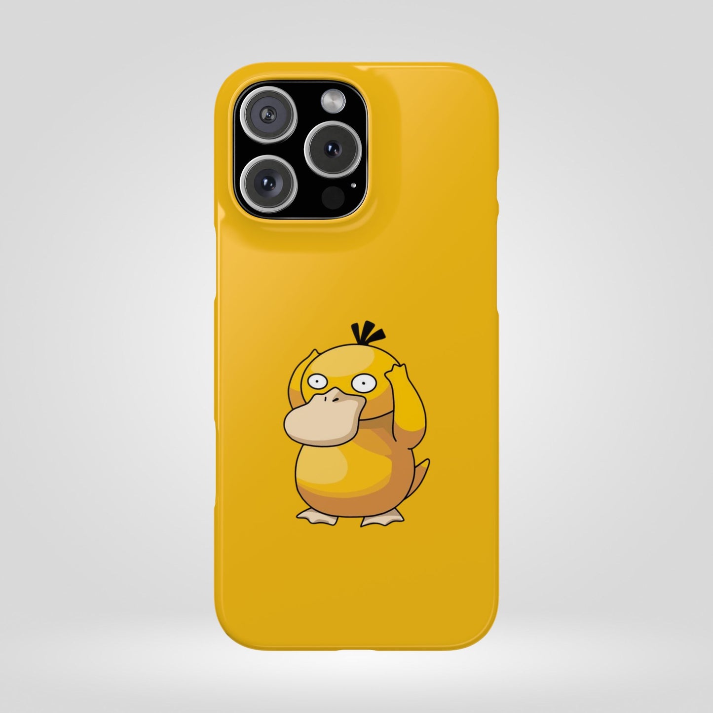 Psyduck Pokemon Snap Phone Cases, Yellow, Cartoon - iPhone, Samsung