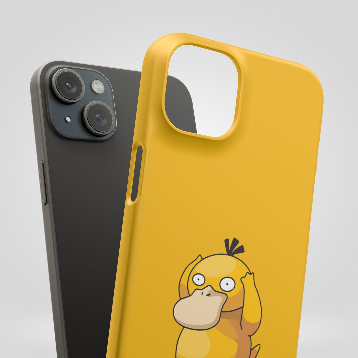 Psyduck Pokemon Snap Phone Cases, Yellow, Cartoon - iPhone, Samsung