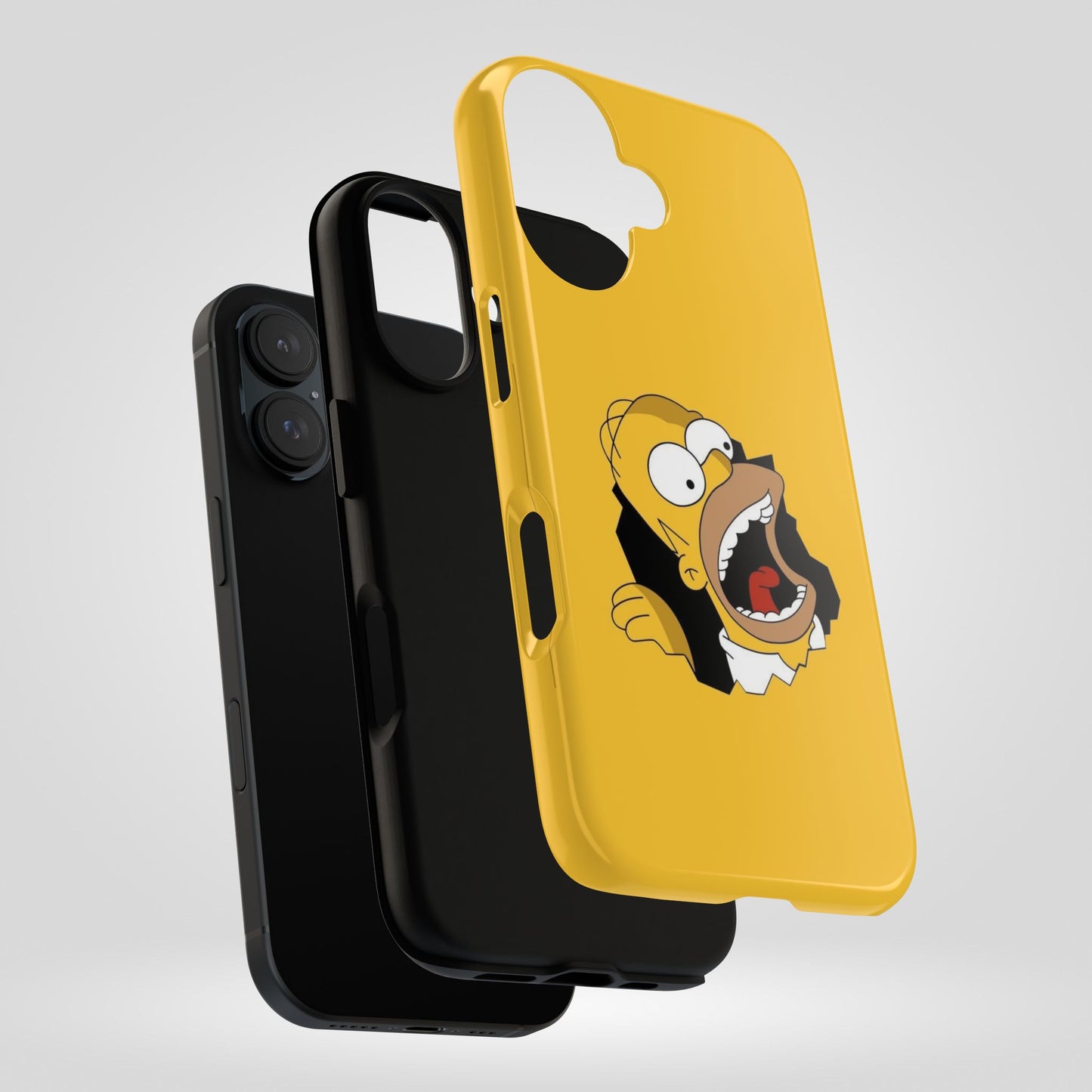 Homer Simpson Phone Case - Tough & Stylish Yellow Case for Fans