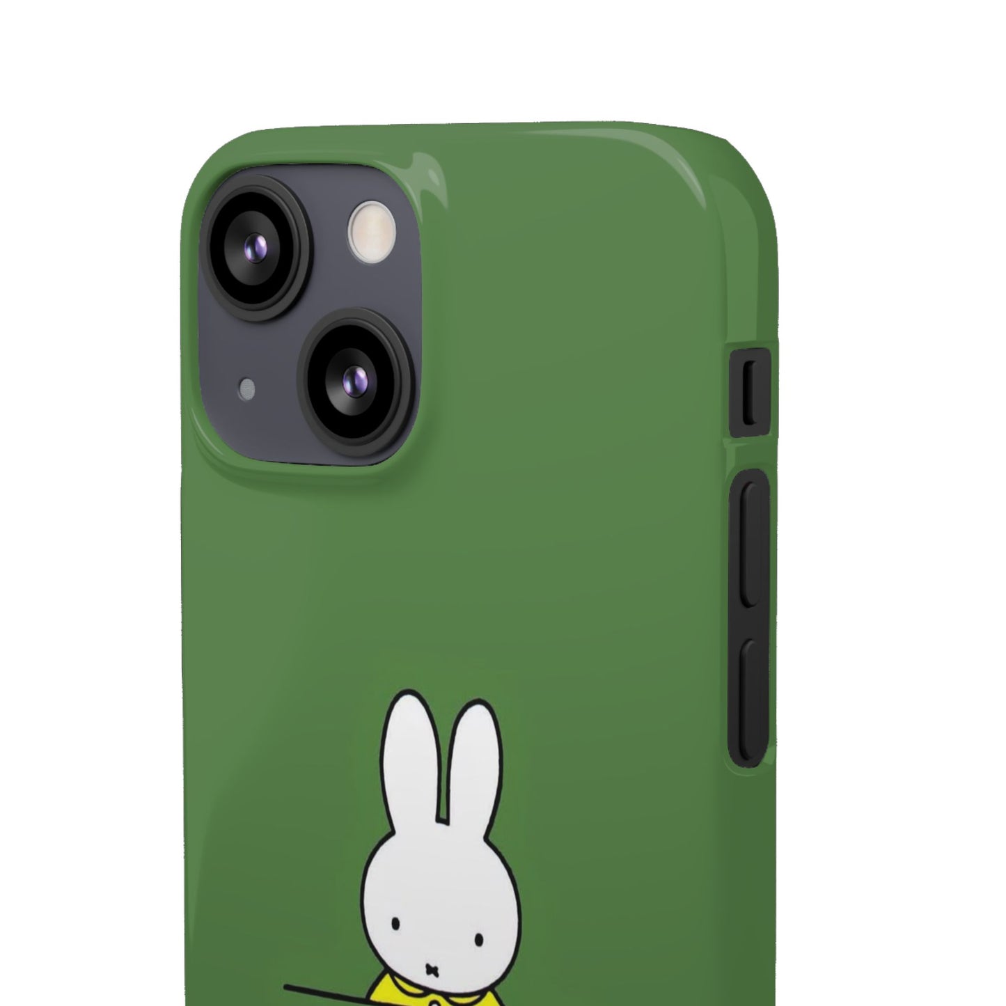 Miffy Phone Case, Snap Case, Green Miffy - iPhone, Samsung
