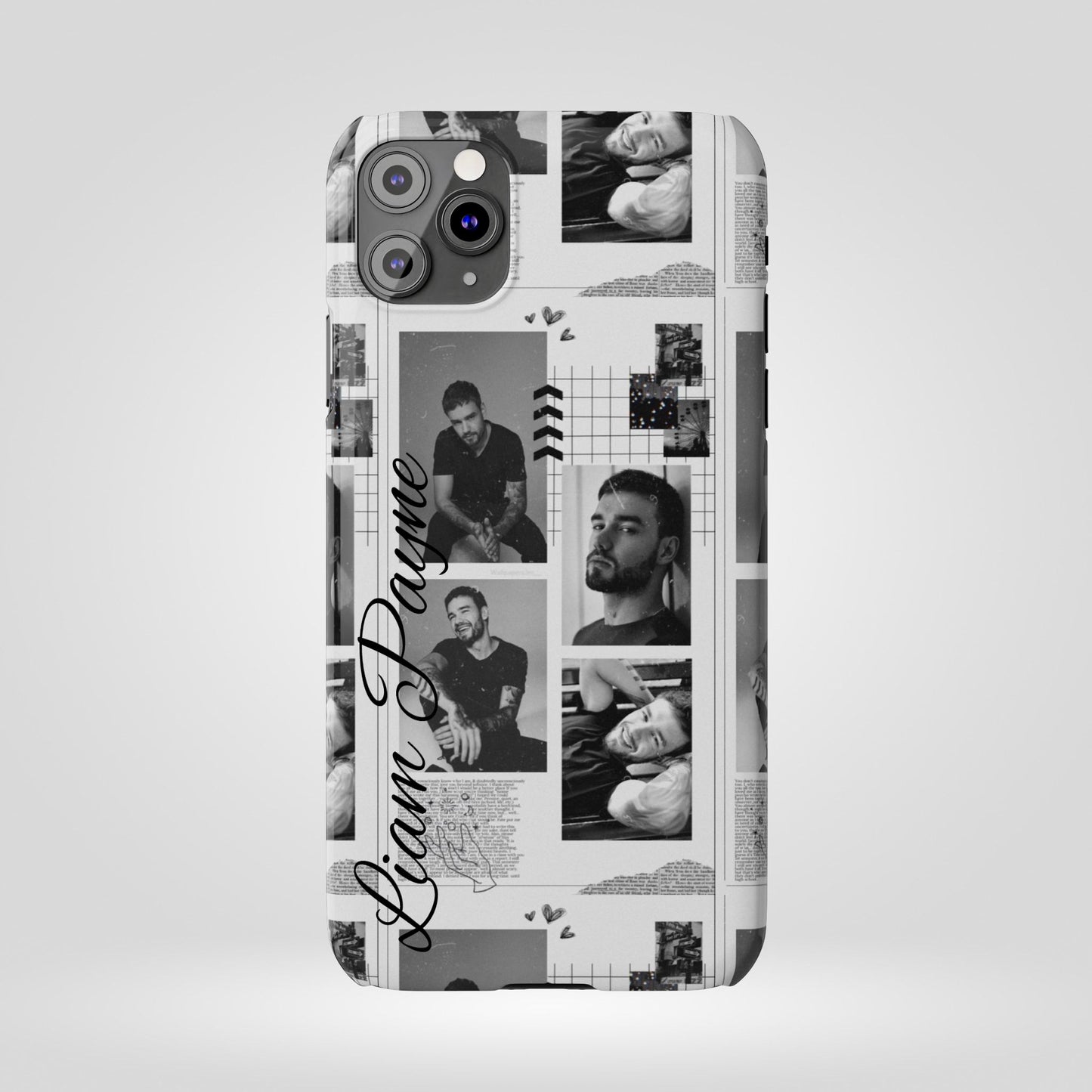 Liam Payne Slim Phone Case - Personalised Collage Design
