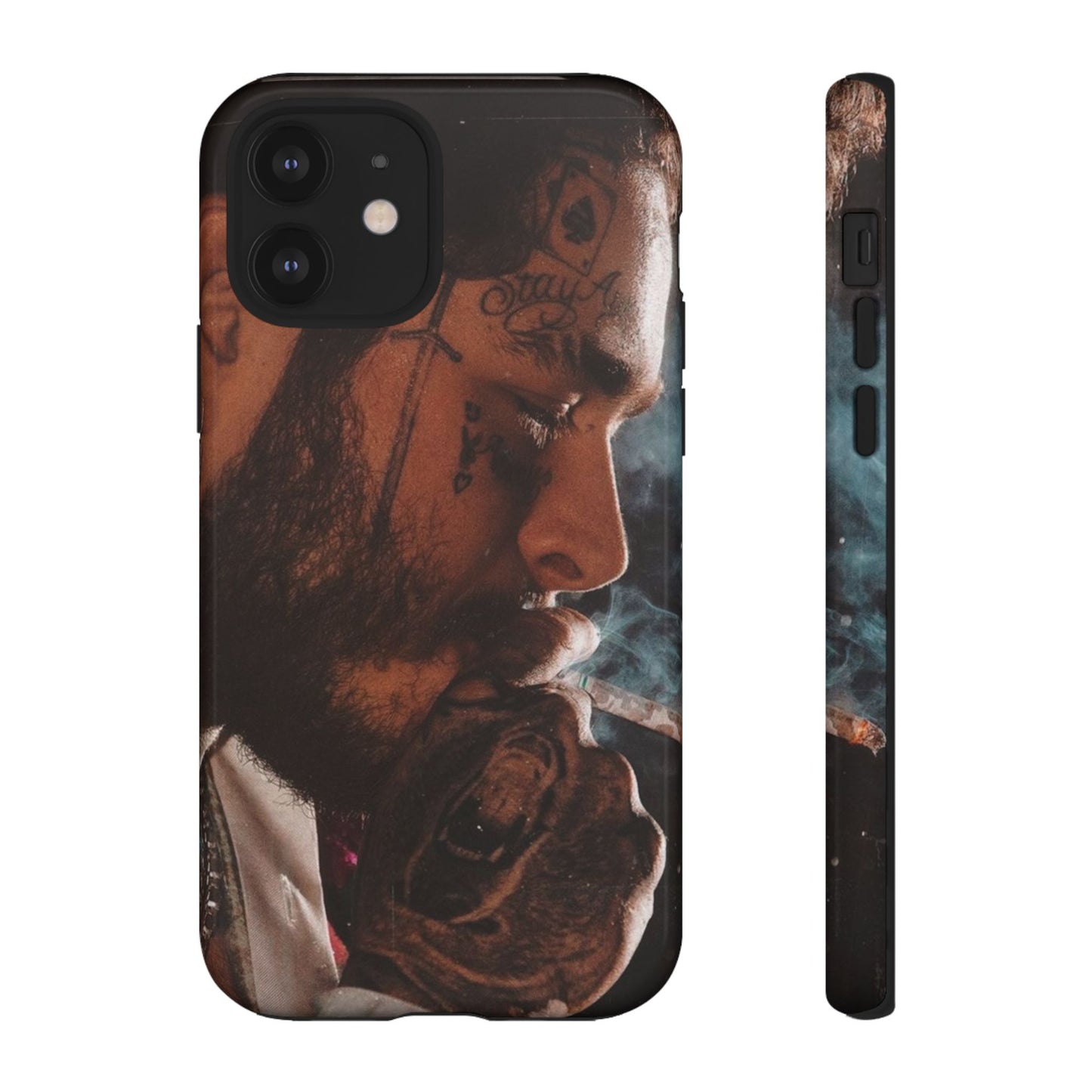Post Malone Tough Cases for Fans - Artistic Phone Case with Smoky Vibe