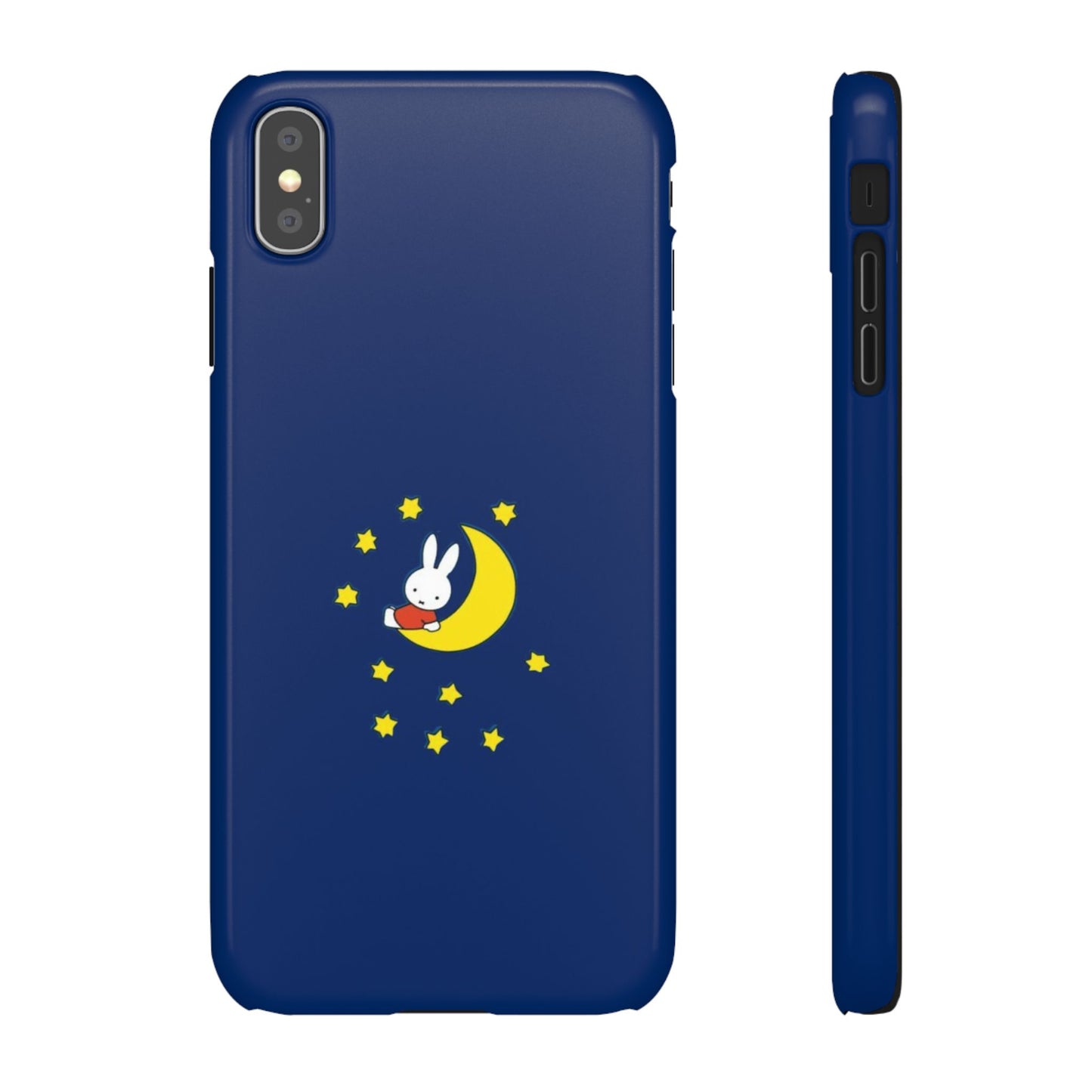 Miffy Phone Case, Moon Snap Case for Phone - Nighttime Design, iPhone, Samsung.