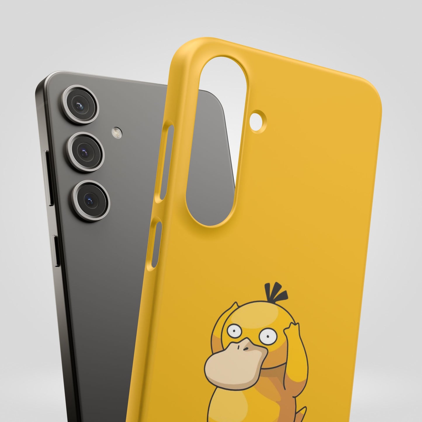 Psyduck Pokemon Snap Phone Cases, Yellow, Cartoon - iPhone, Samsung