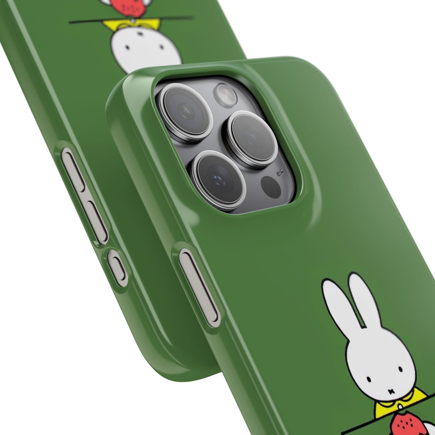 Miffy Phone Case, Snap Case, Green Miffy - iPhone, Samsung