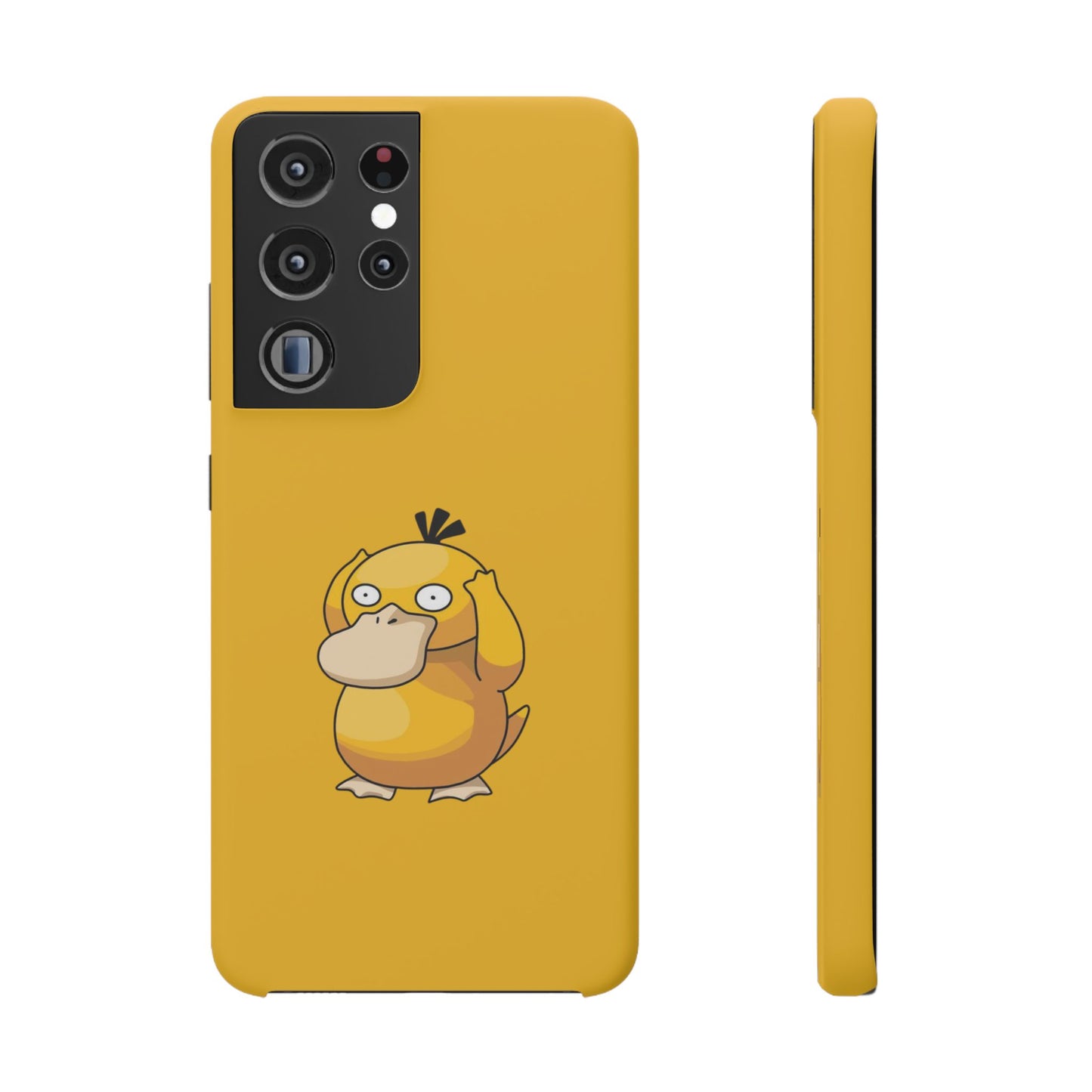 Psyduck Pokemon Snap Phone Cases, Yellow, Cartoon - iPhone, Samsung