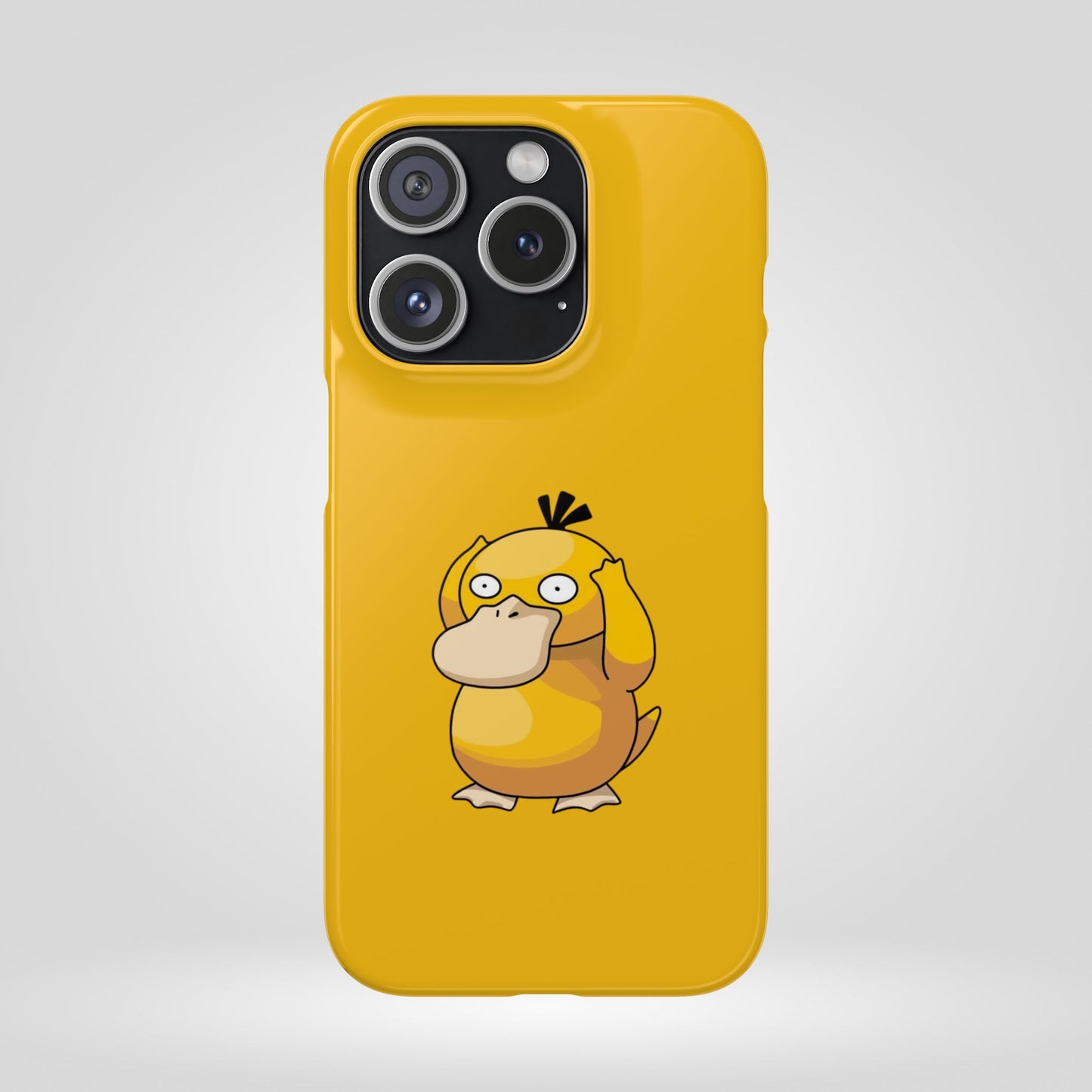 Psyduck Pokemon Snap Phone Cases, Yellow, Cartoon - iPhone, Samsung