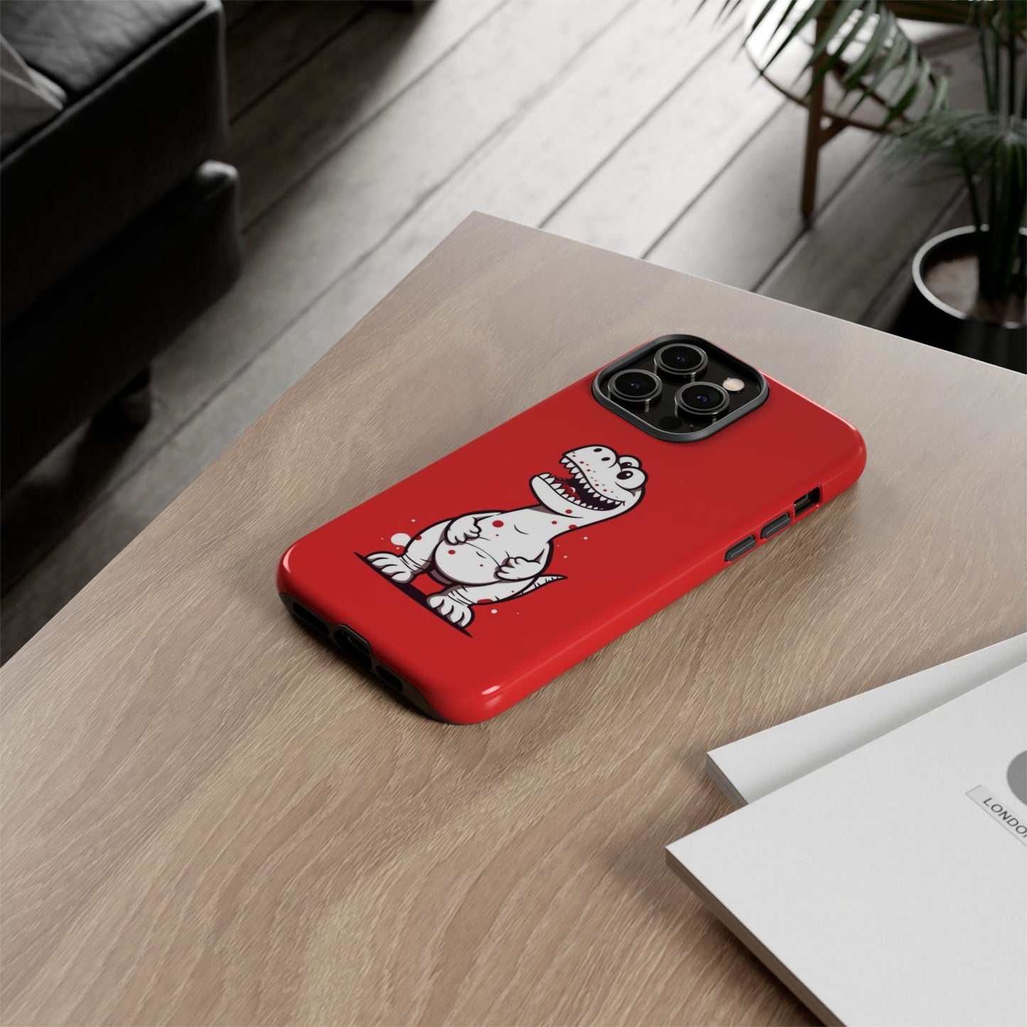 Funny Dinosaur Phone Case - Tough Cases for Kids & Dino Lovers