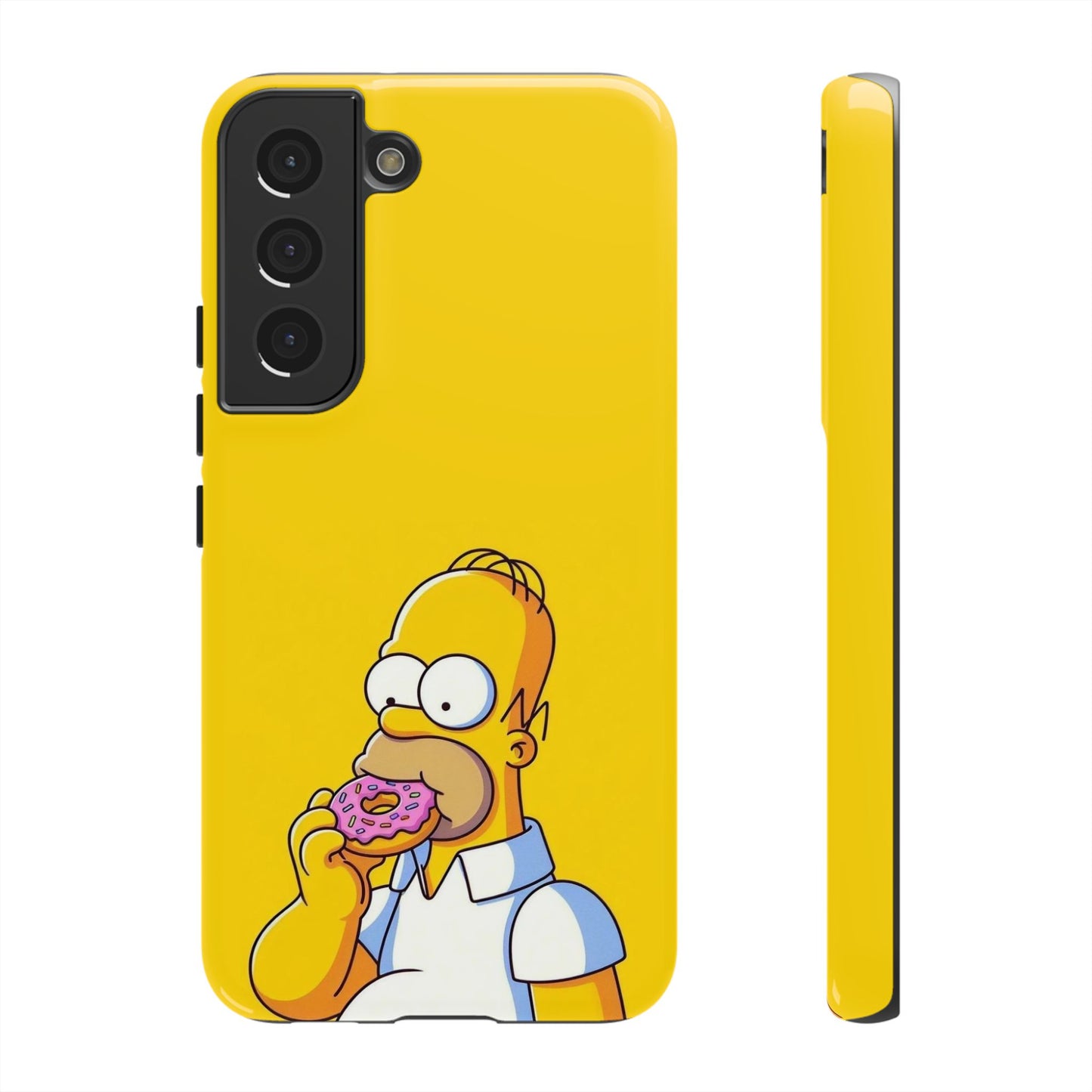Homer Simpson Phone Case - iPhone, Samsung, Unique Protection for Fans, Cartoon Phone Cover, Gift for Simpsons Lovers, Durable Tough Case