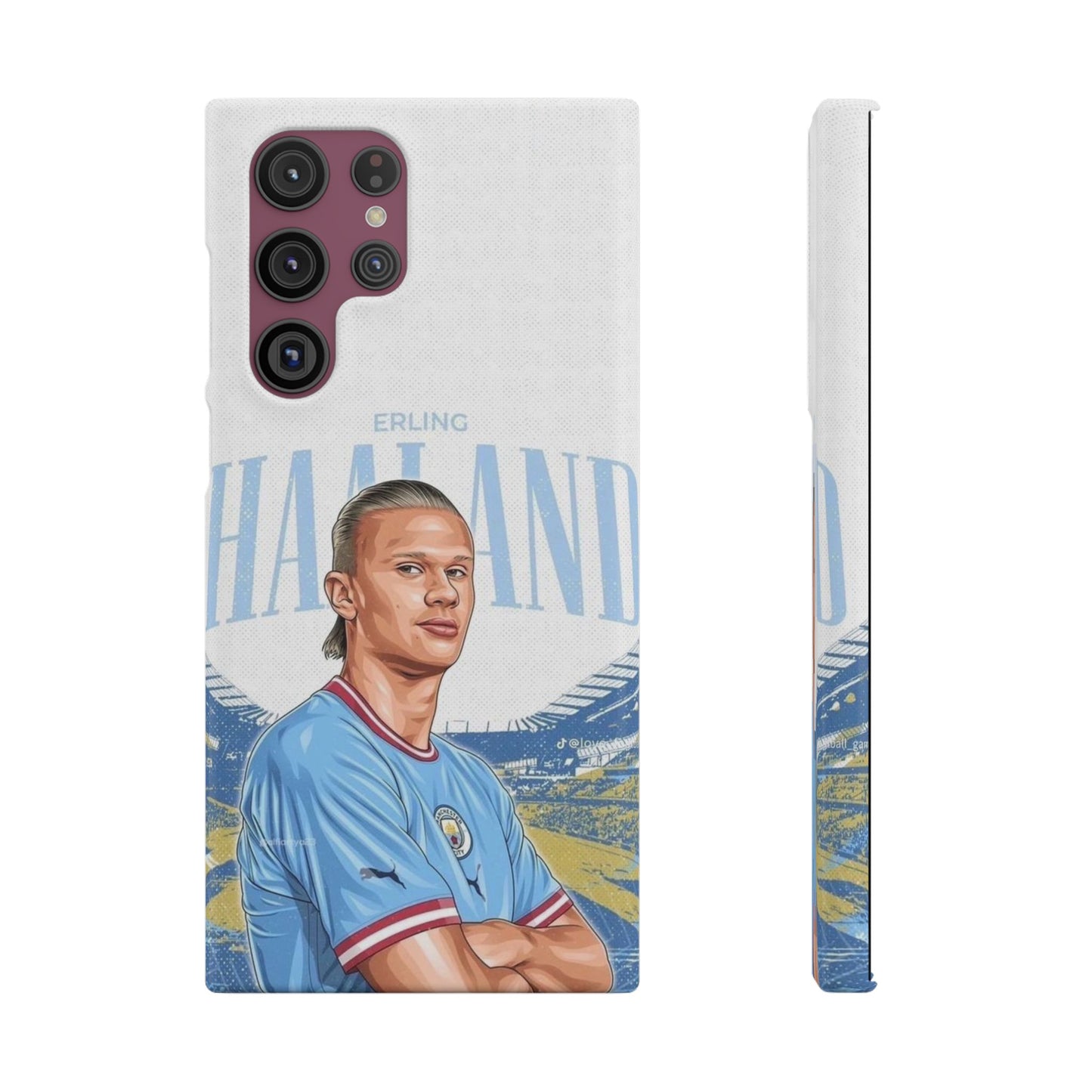 Erling Haaland Snap Case | Personalized Phone Case for Manchester City Fans