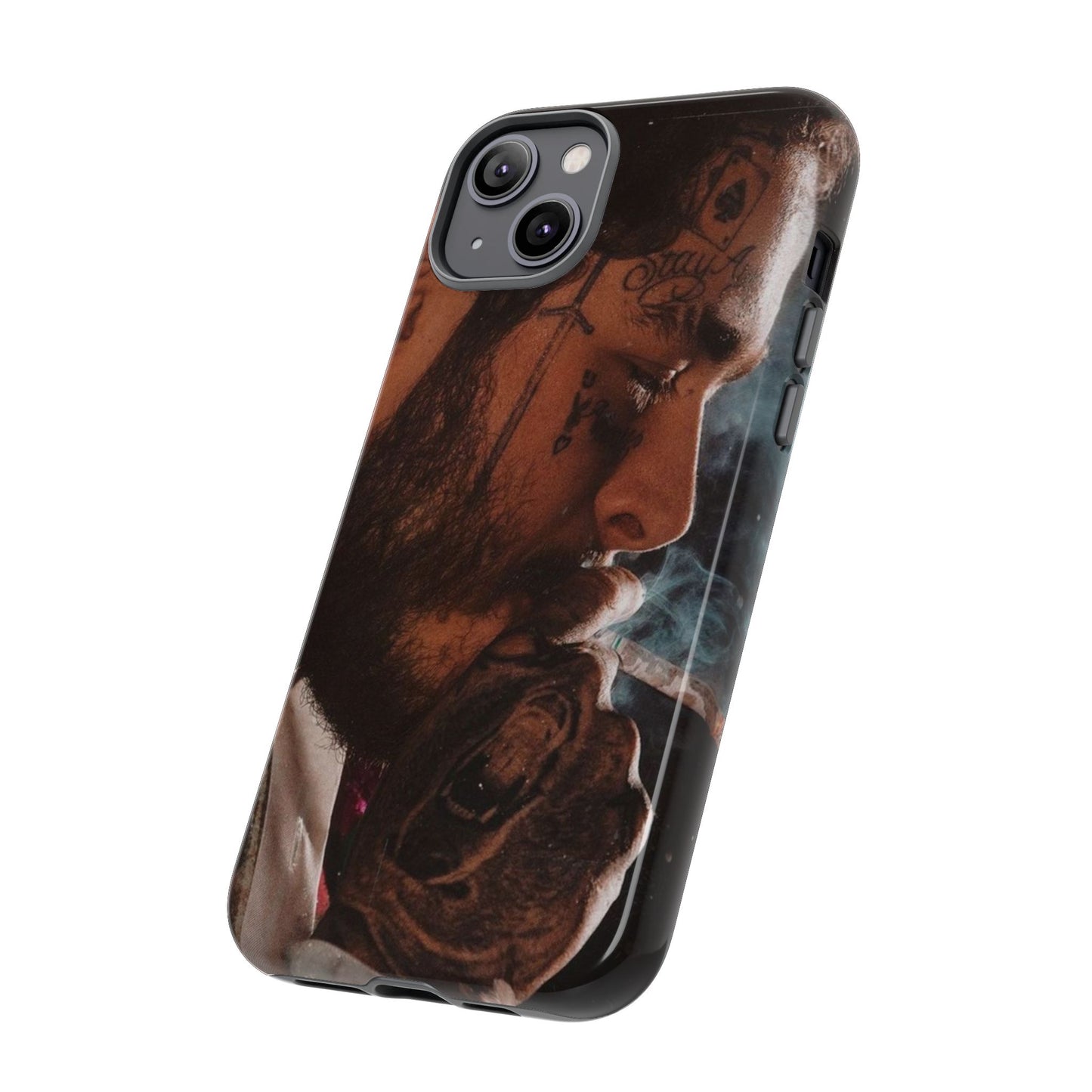 Post Malone Tough Cases for Fans - Artistic Phone Case with Smoky Vibe