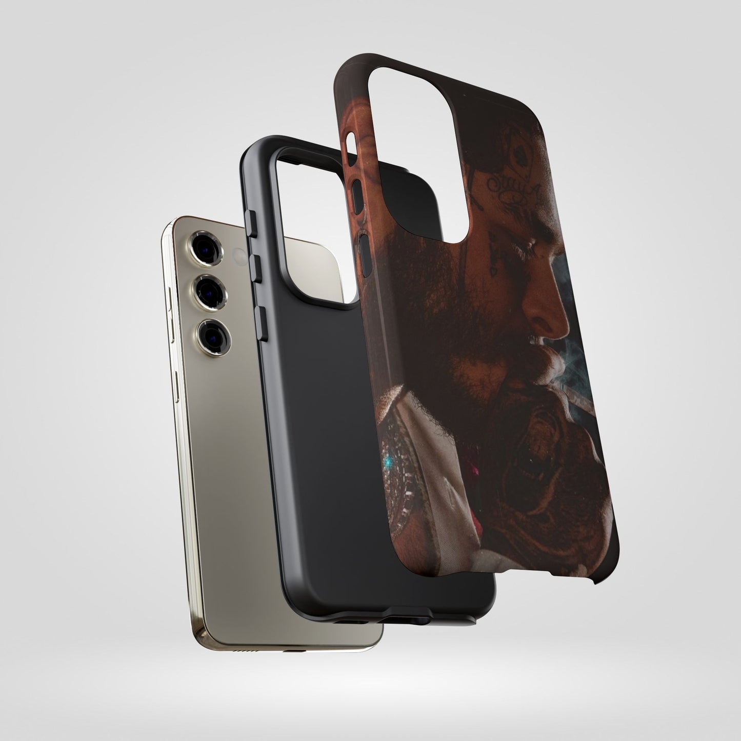 Post Malone Tough Cases for Fans - Artistic Phone Case with Smoky Vibe