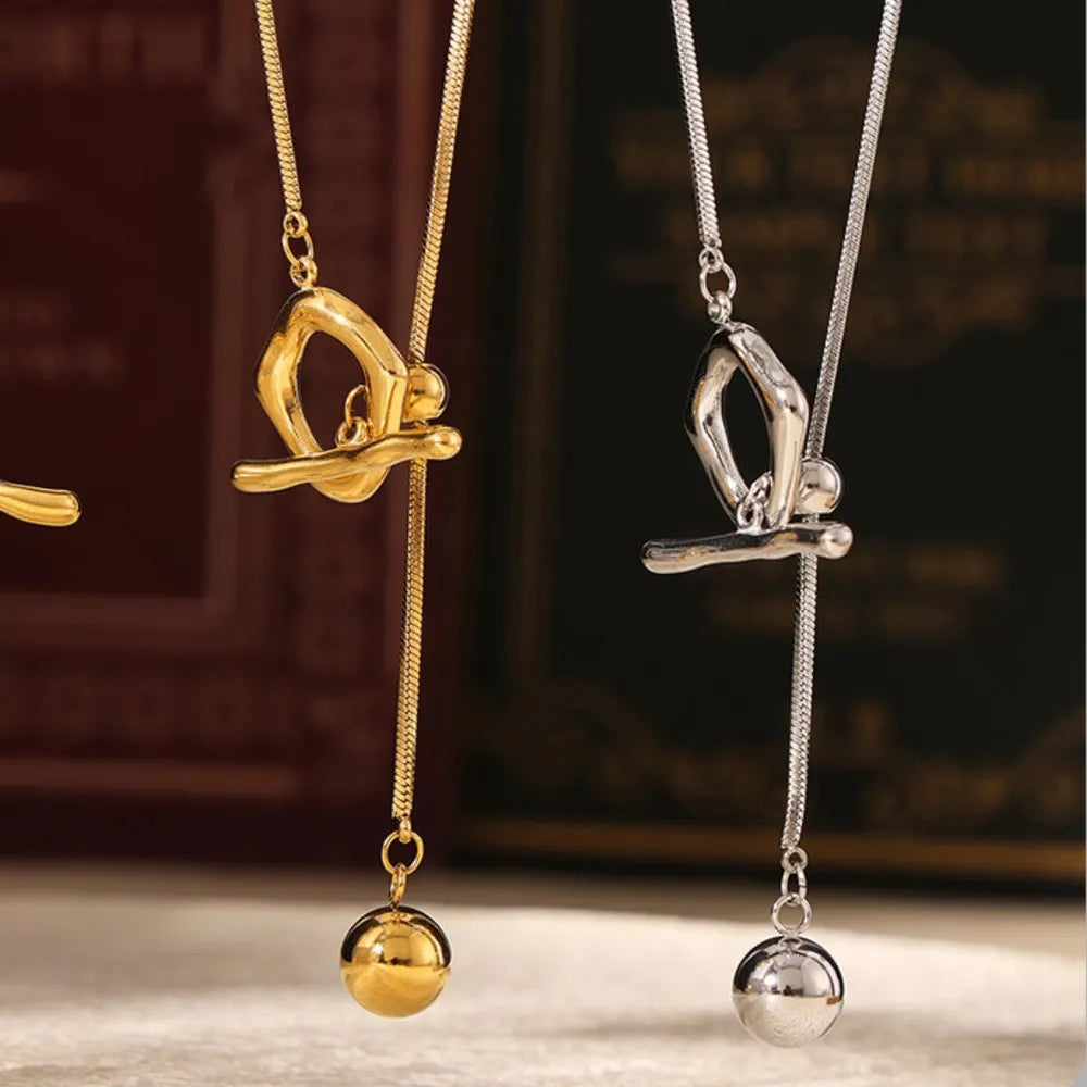 Stainless Steel Bead Necklace - Roe Creation