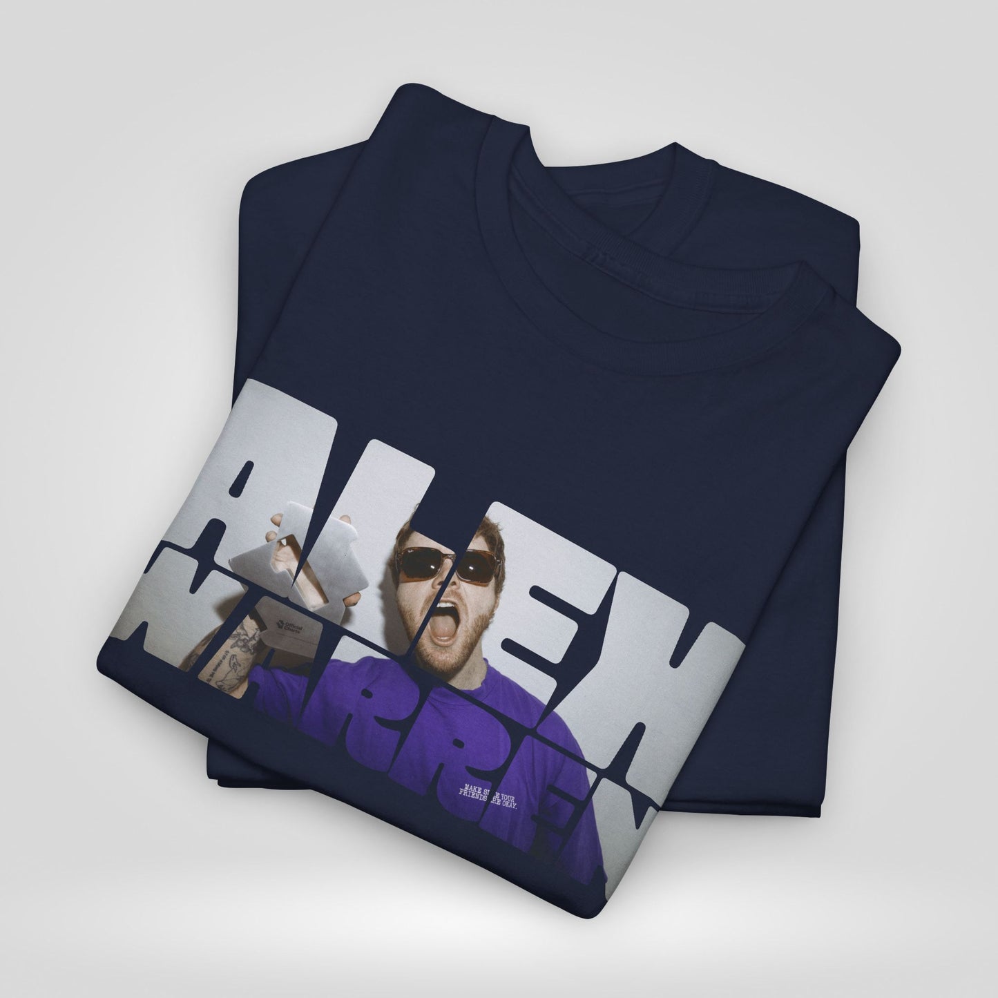 Alex Warren Unisex Heavy Cotton Tee - Casual Graphic Tee for Fans