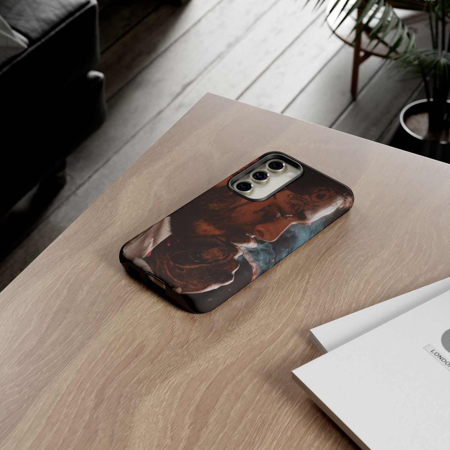 Post Malone Tough Cases for Fans - Artistic Phone Case with Smoky Vibe