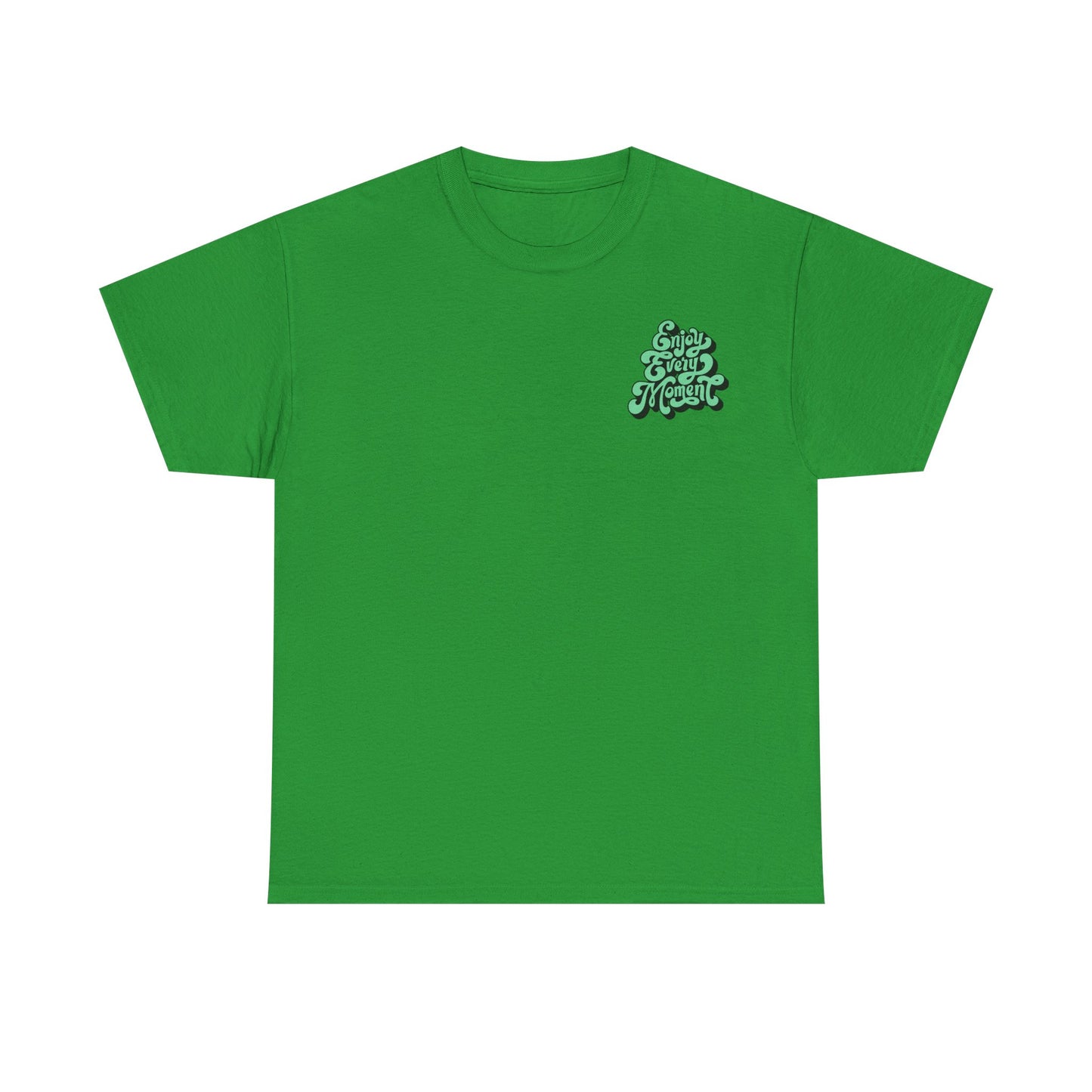 Enjoy Every Moment Unisex Heavy Cotton Tee - Casual Comfort Tee, Graphic Shirt, Everyday Wear, Gift for Friends, Minimalist Style