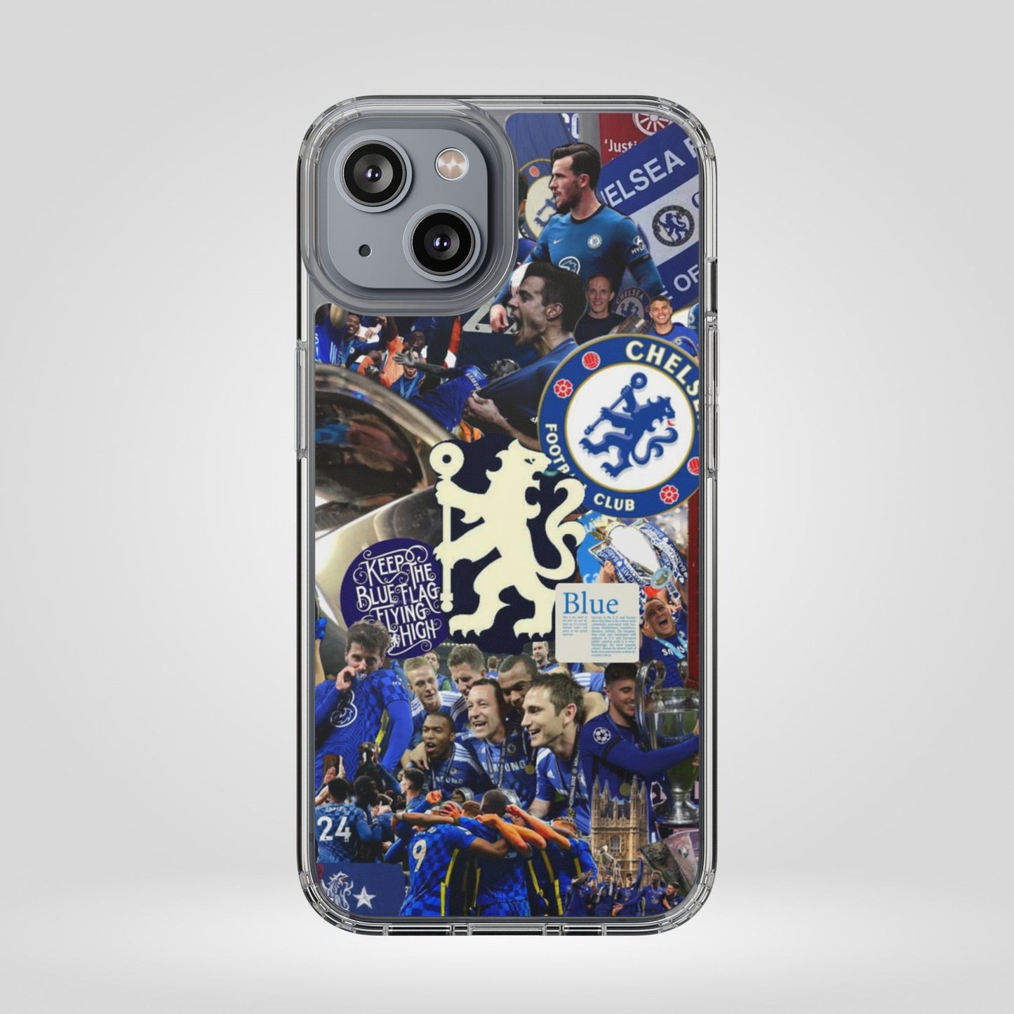 Chelsea Football Club Clear iPhone Case - Perfect for Fans and Celebrations