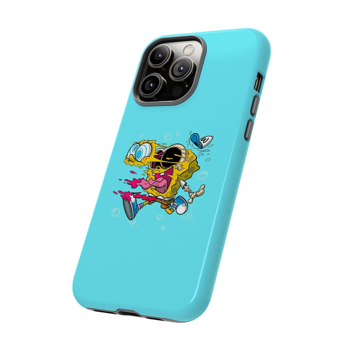 Funny SpongeBob Tough iPhone Case – Cartoon Vibes for Kids & Adults