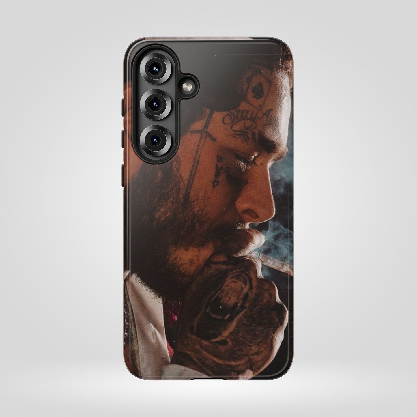 Post Malone Tough Cases for Fans - Artistic Phone Case with Smoky Vibe