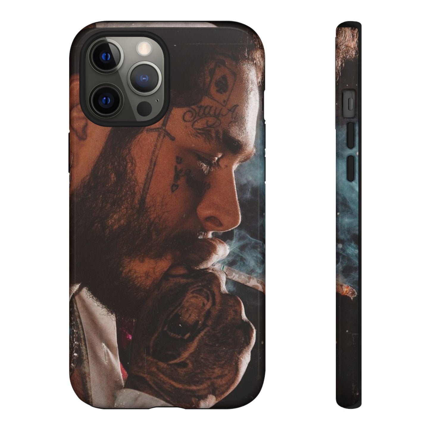 Post Malone Tough Cases for Fans - Artistic Phone Case with Smoky Vibe