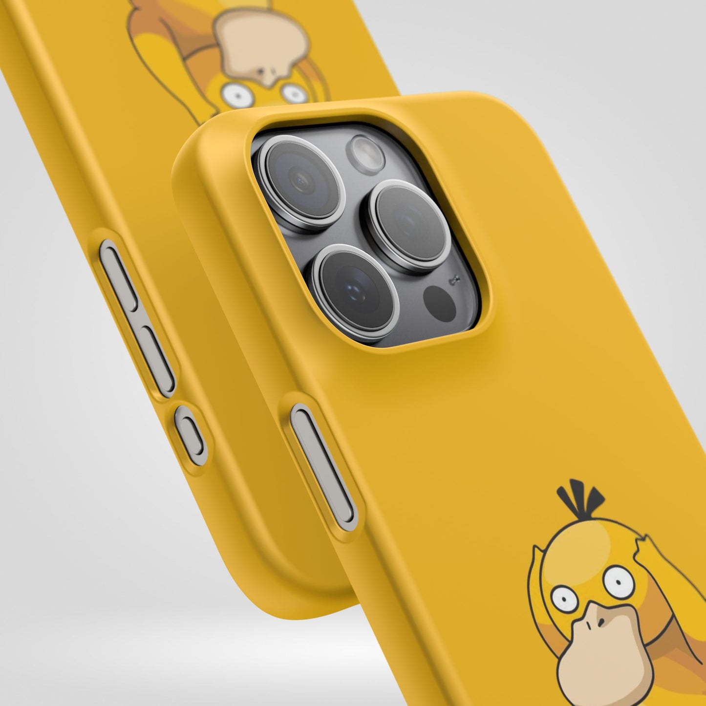 Psyduck Pokemon Snap Phone Cases, Yellow, Cartoon - iPhone, Samsung