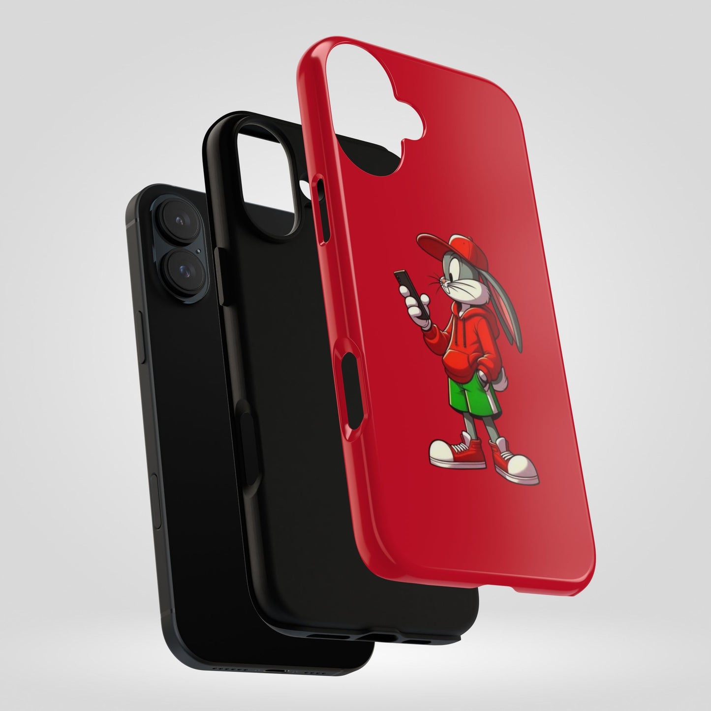 Bugs Bunny Cartoon Character Phone Case - Tough Cases Featuring Stylish Rabbit Design