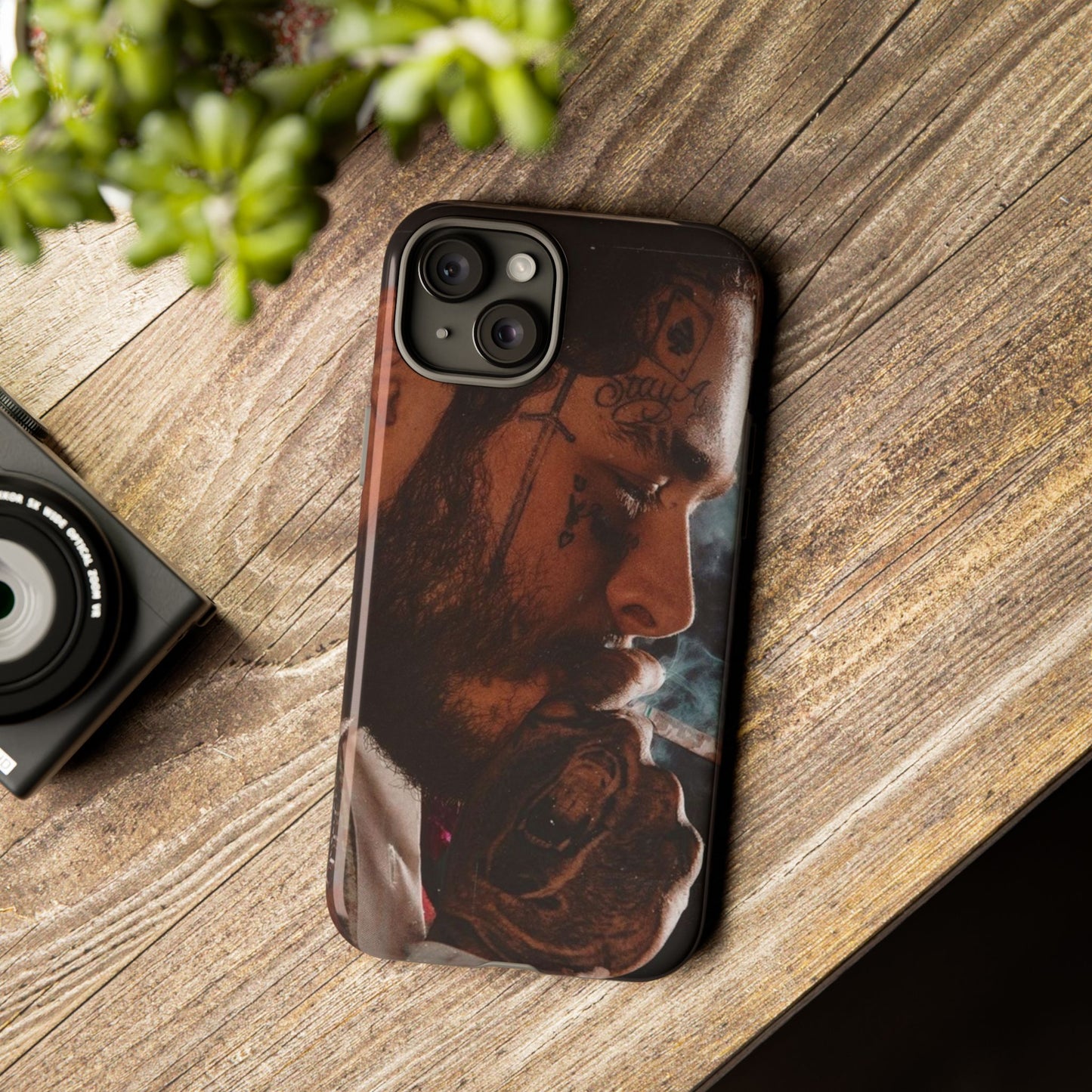 Post Malone Tough Cases for Fans - Artistic Phone Case with Smoky Vibe