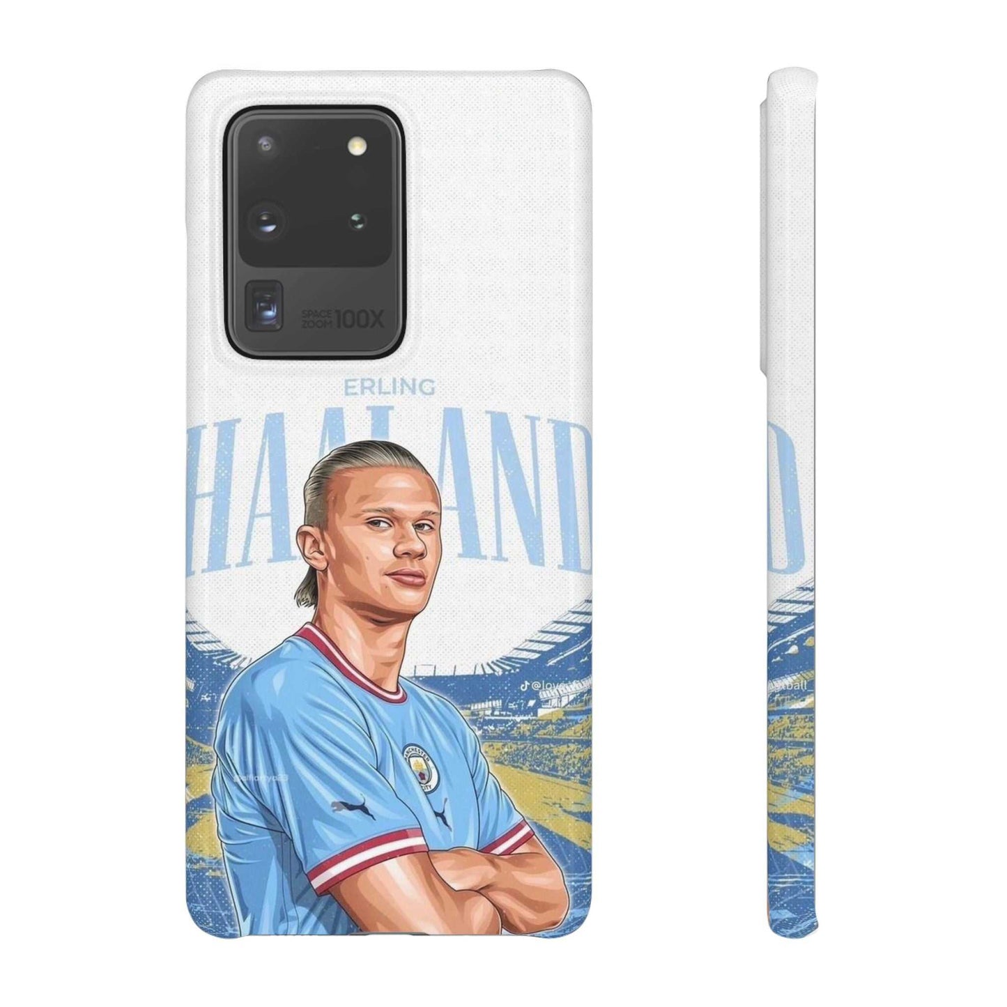 Erling Haaland Snap Case | Personalized Phone Case for Manchester City Fans.