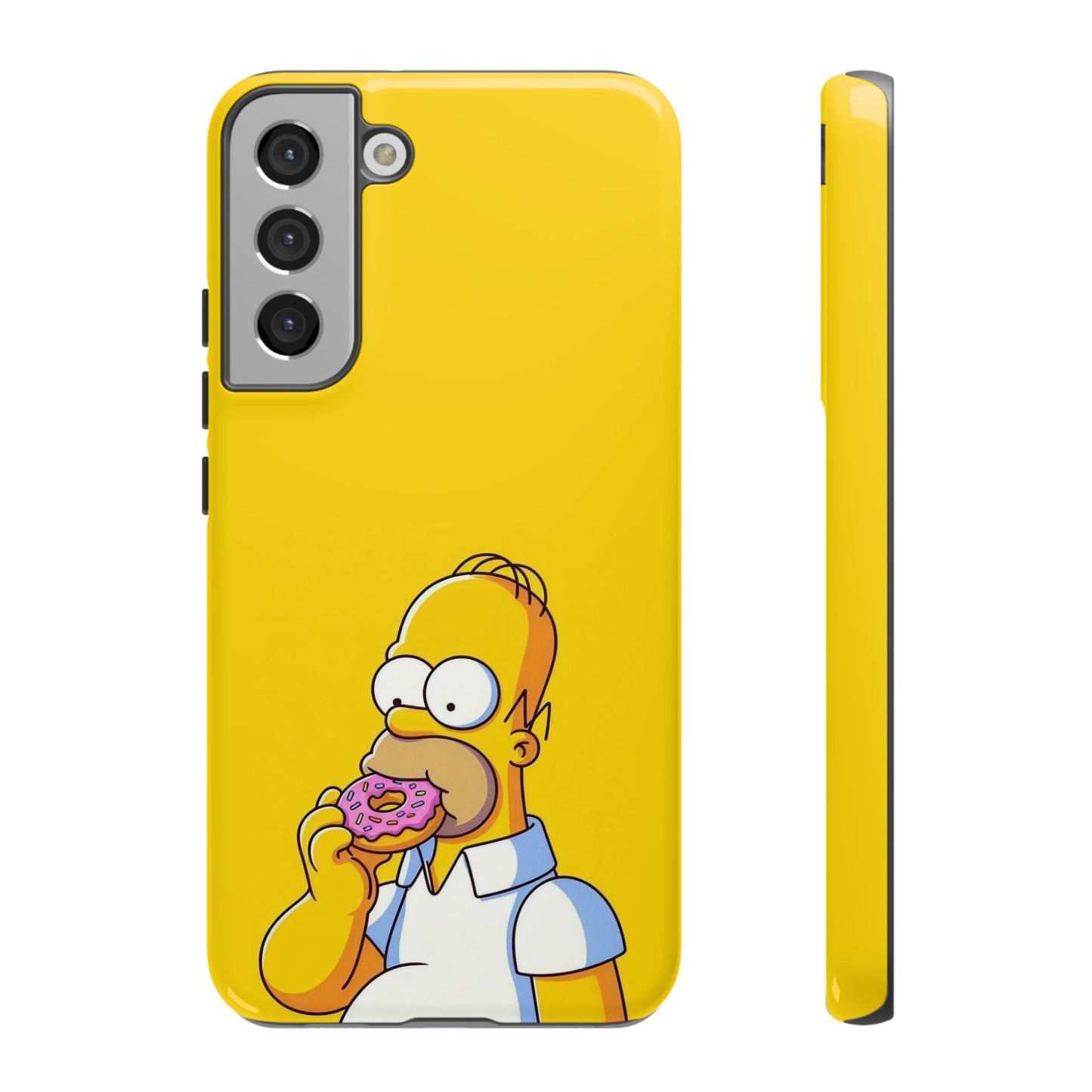 Homer Simpson Phone Case - iPhone, Samsung, Unique Protection for Fans, Cartoon Phone Cover, Gift for Simpsons Lovers, Durable Tough Case