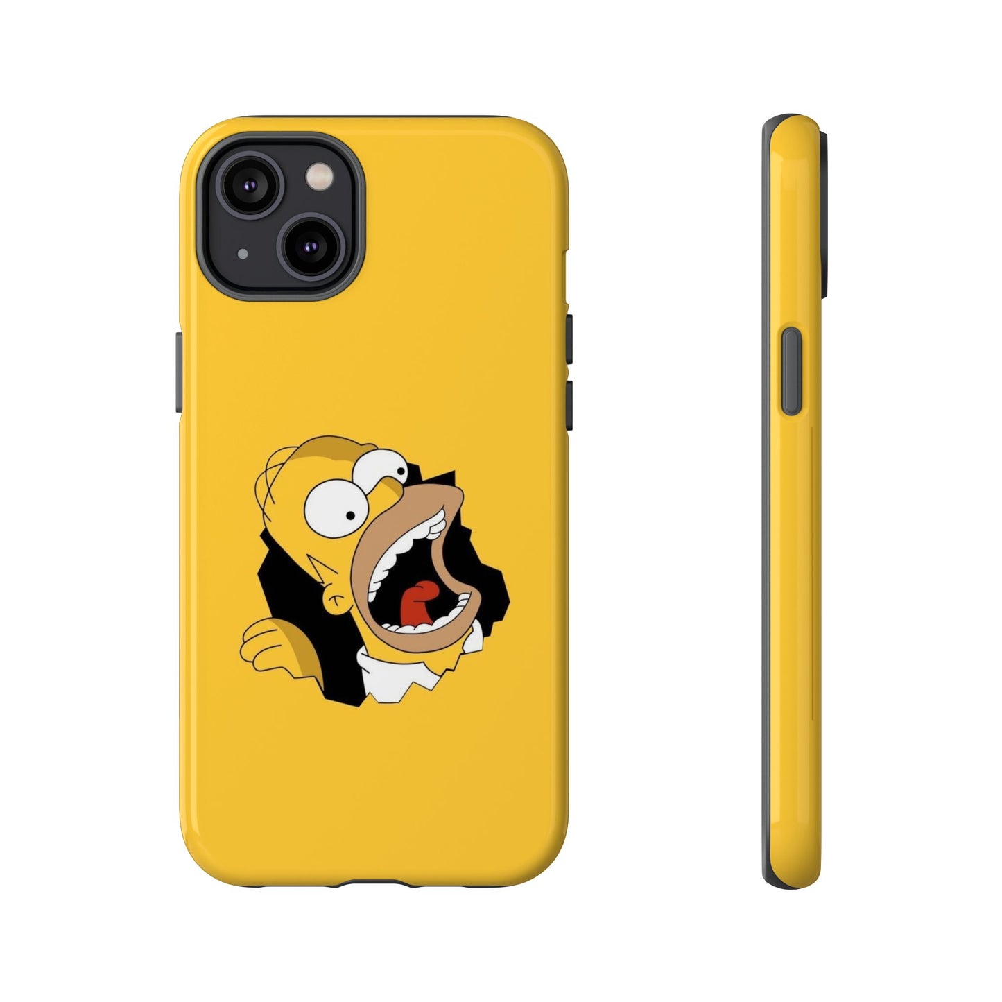 Homer Simpson Phone Case - Tough & Stylish Yellow Case for Fans