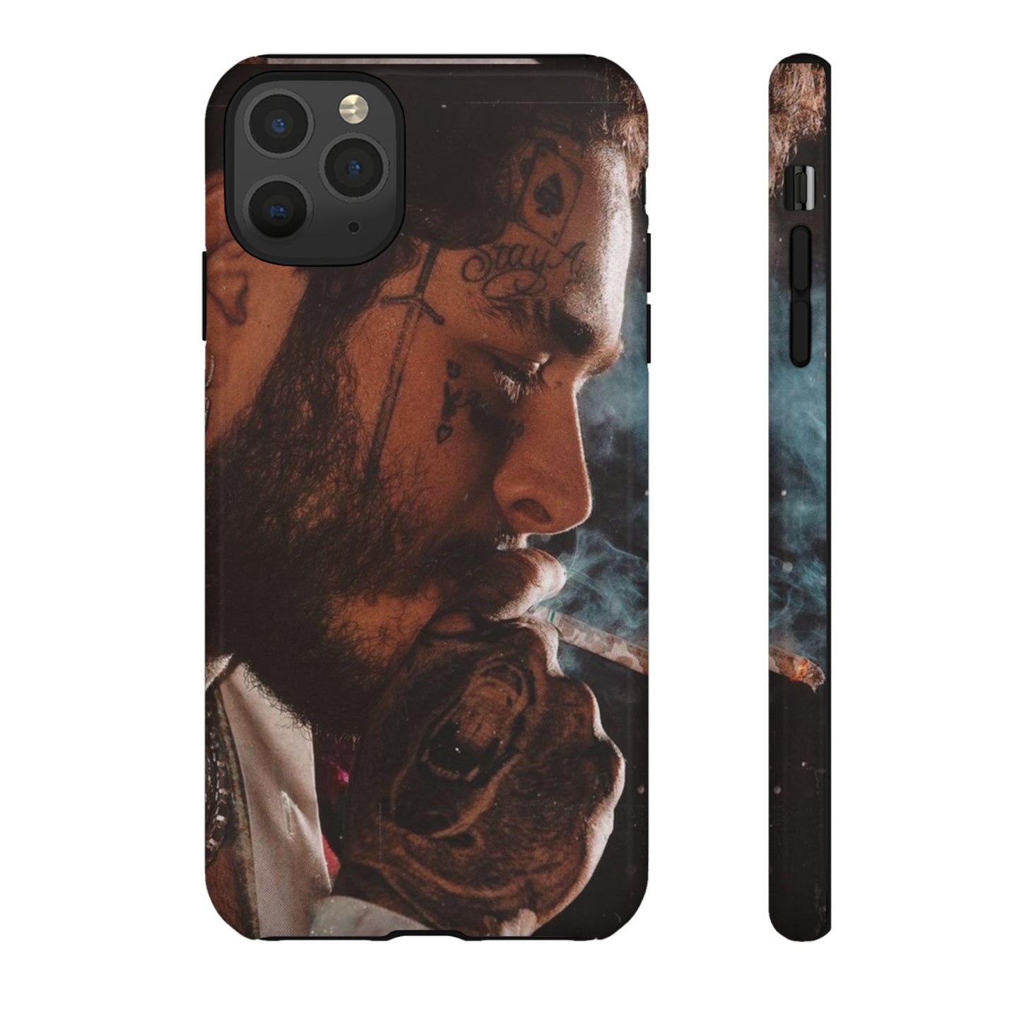 Post Malone Tough Cases for Fans - Artistic Phone Case with Smoky Vibe