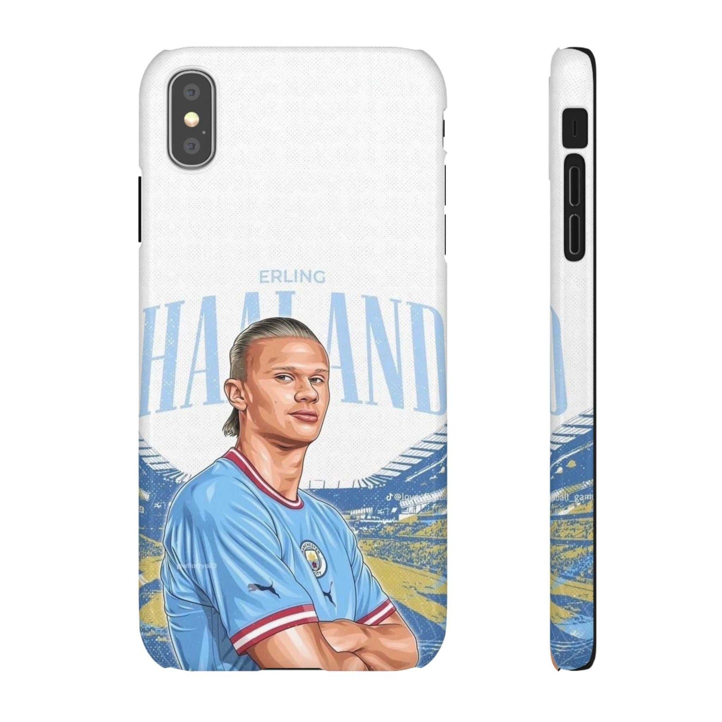 Erling Haaland Snap Case | Personalized Phone Case for Manchester City Fans.