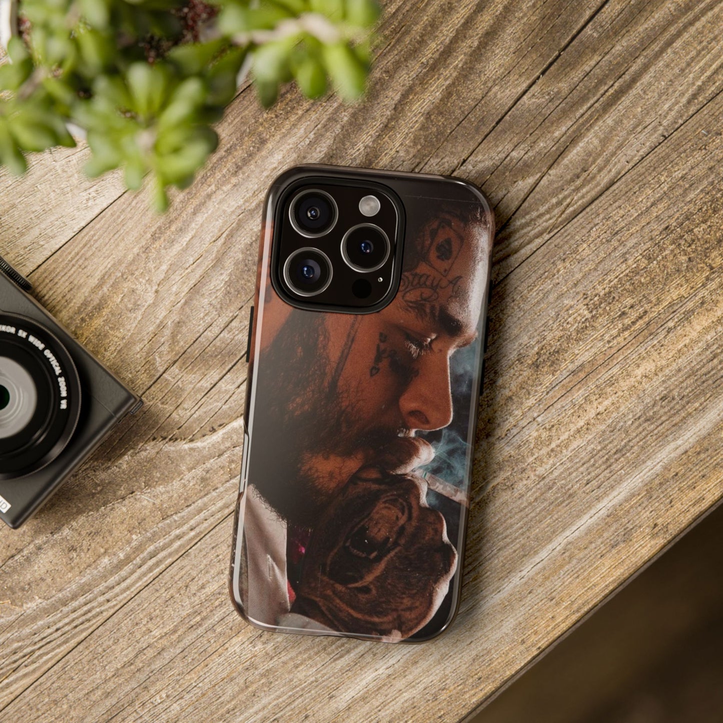 Post Malone Tough Cases for Fans - Artistic Phone Case with Smoky Vibe