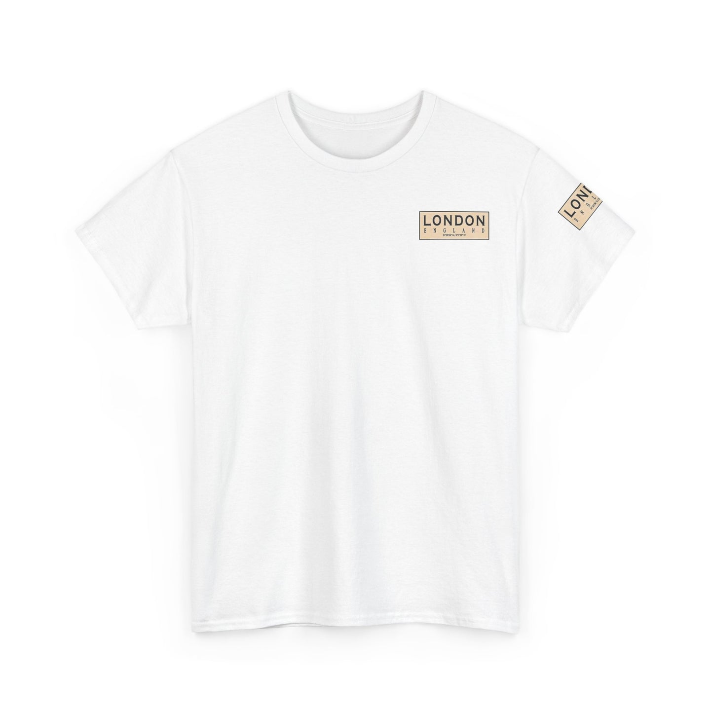 London Map Unisex Heavy Cotton Tee - Casual City Style - Roe Creation