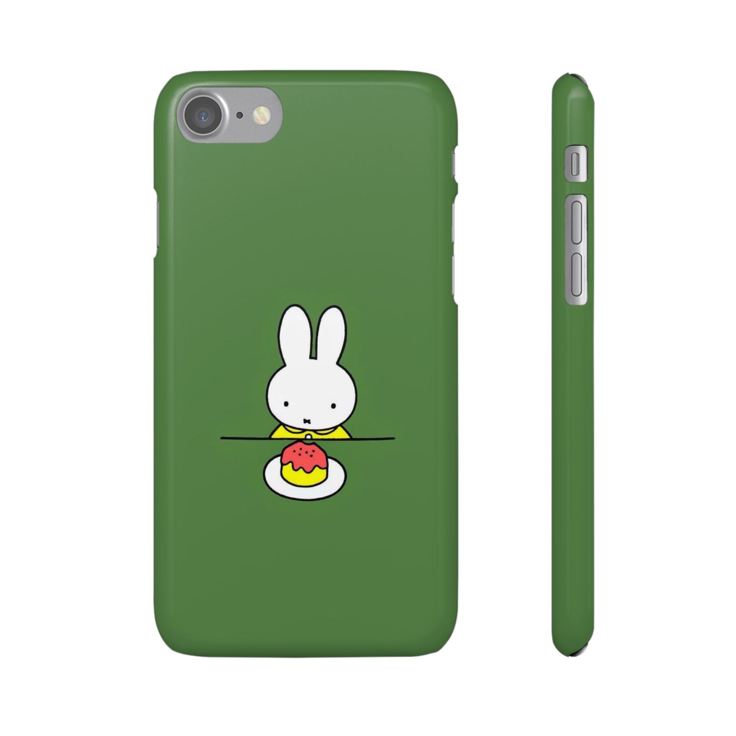 Miffy Phone Case, Snap Case, Green Miffy - iPhone, Samsung.