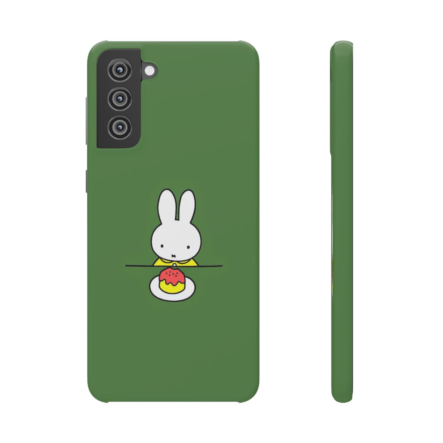 Miffy Phone Case, Snap Case, Green Miffy - iPhone, Samsung