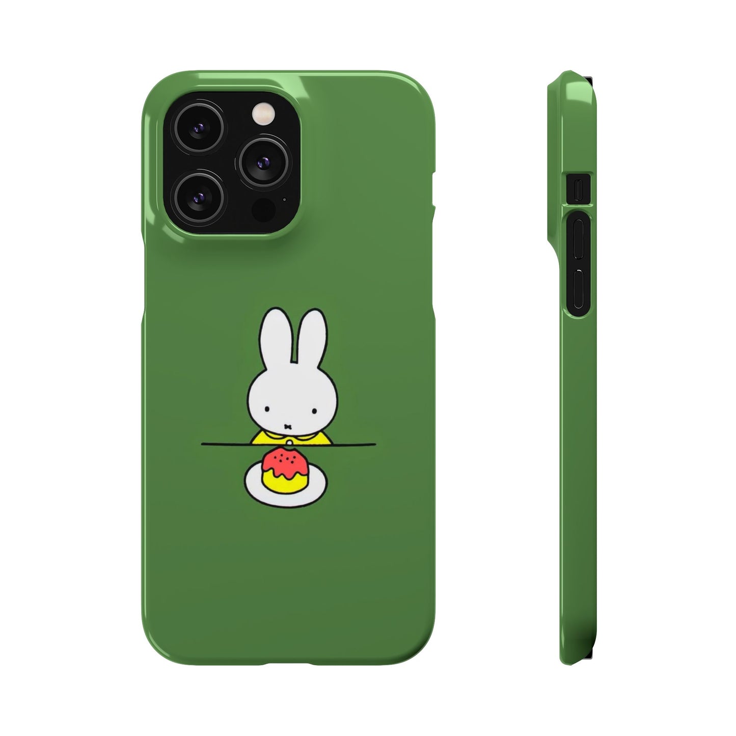 Miffy Phone Case, Snap Case, Green Miffy - iPhone, Samsung
