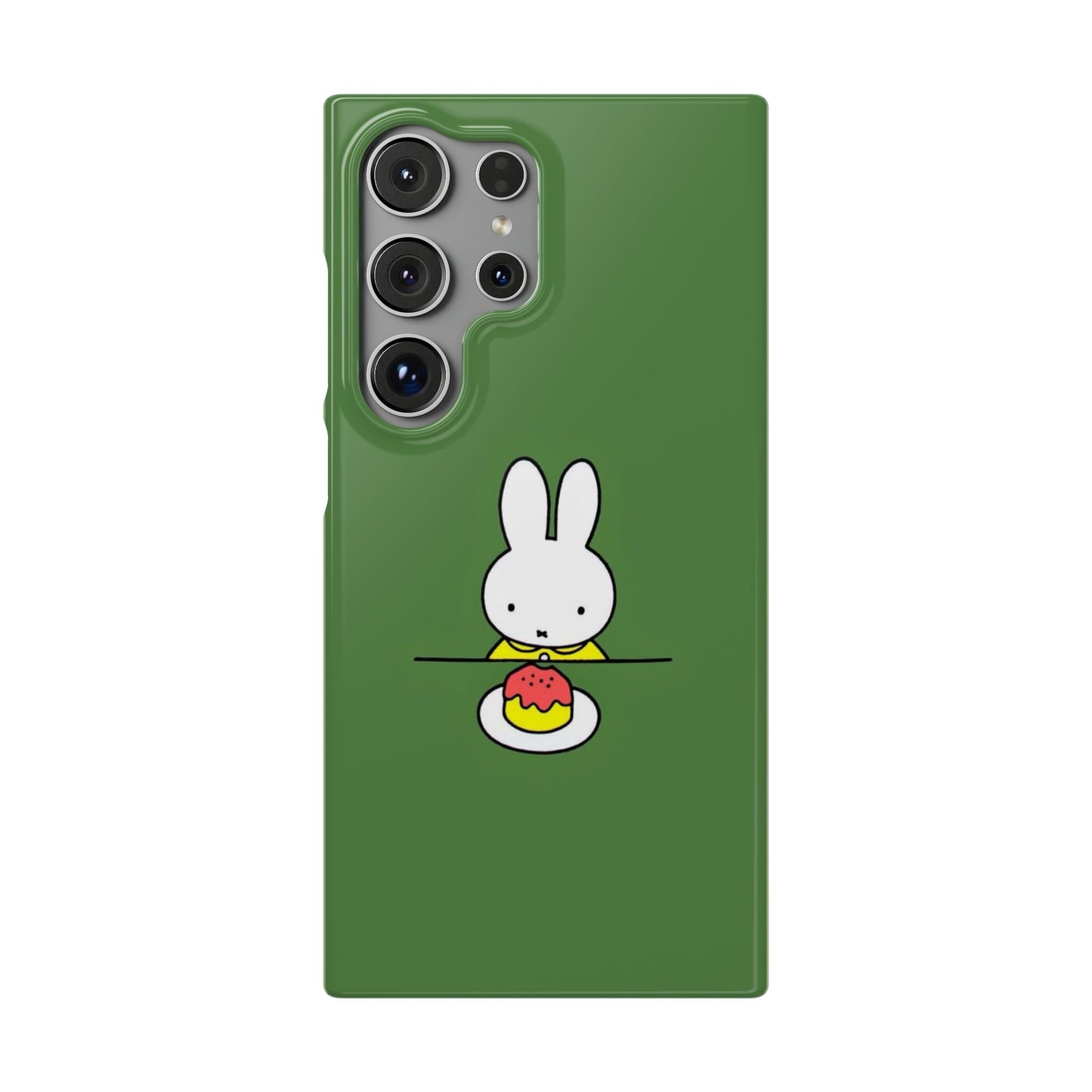 Miffy Phone Case, Snap Case, Green Miffy - iPhone, Samsung
