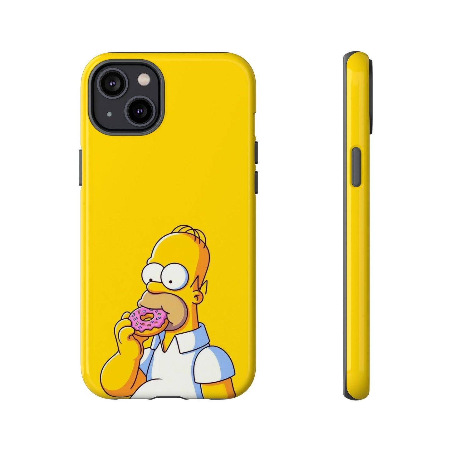 Homer Simpson Phone Case - iPhone, Samsung, Unique Protection for Fans, Cartoon Phone Cover, Gift for Simpsons Lovers, Durable Tough Case