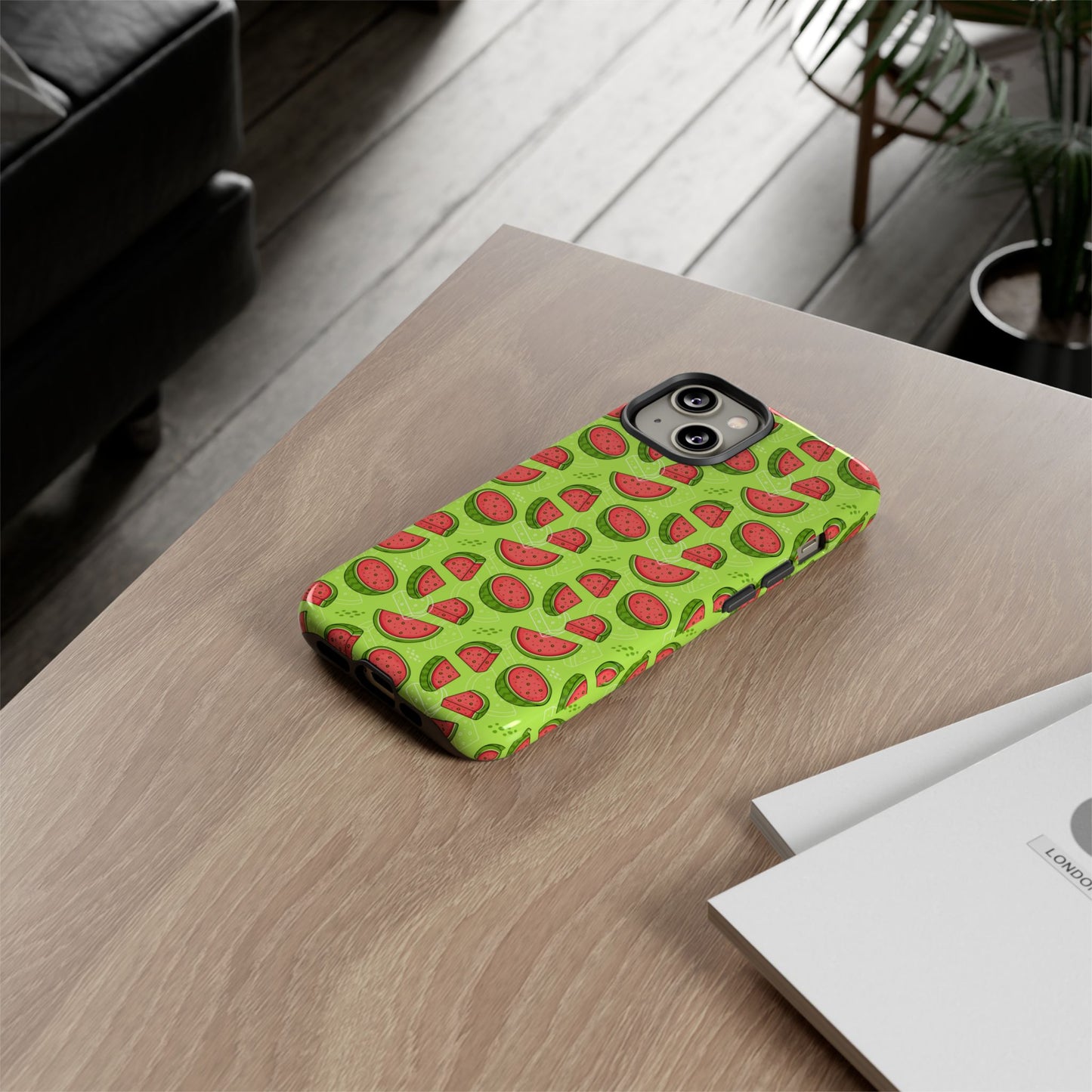 Watermelon Tough iPhone Case – Vibrant Fruit Phone Cover for Summer Vibes - Roe Creation