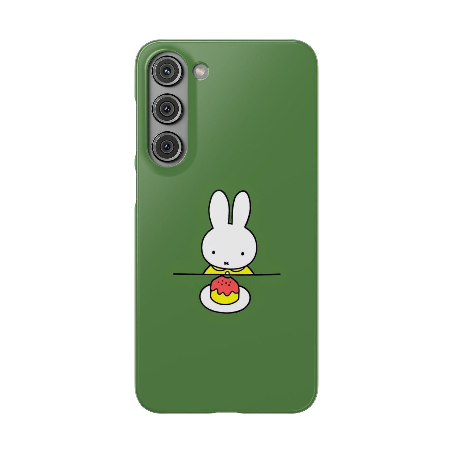 Miffy Phone Case, Snap Case, Green Miffy - iPhone, Samsung