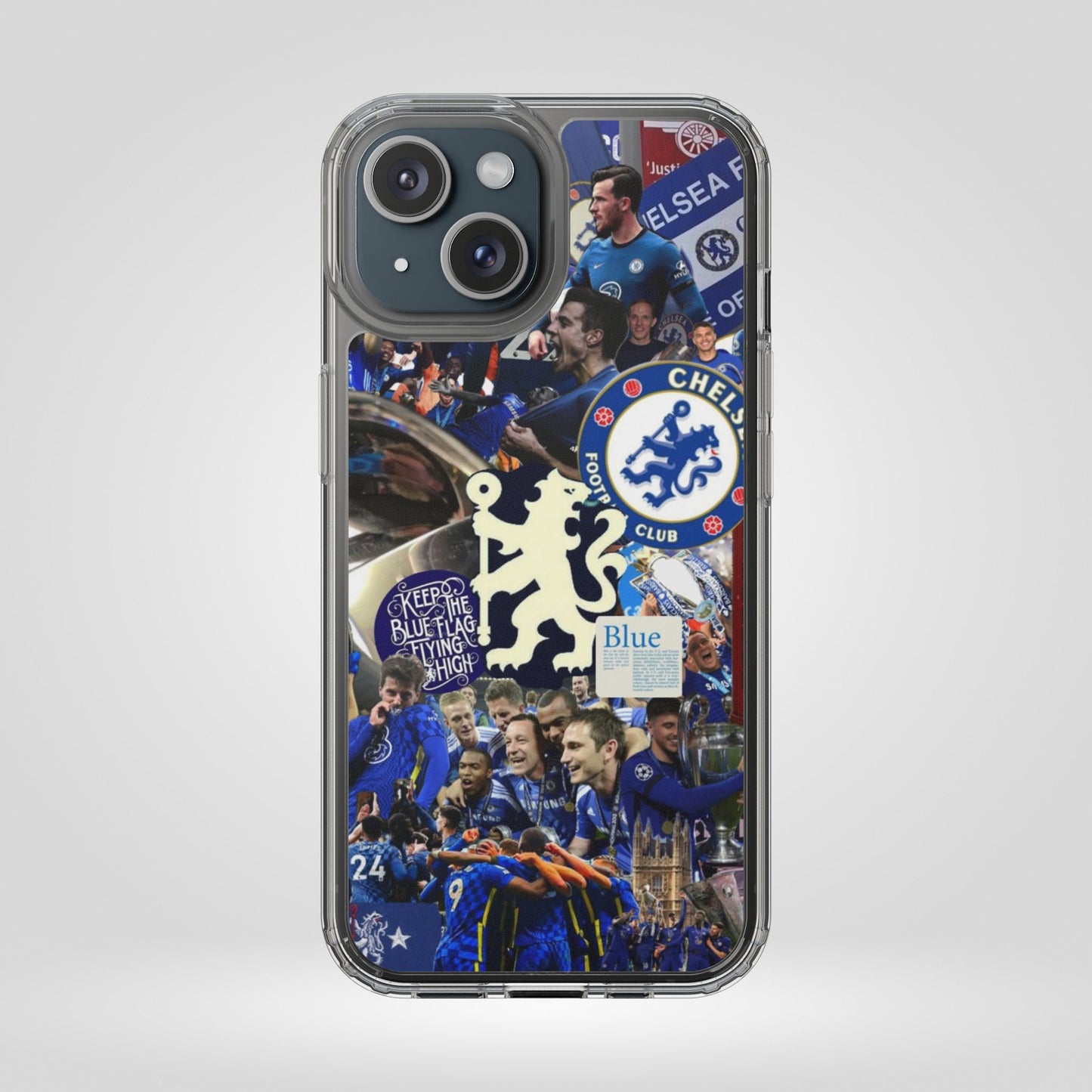 Chelsea Football Club Clear iPhone Case - Perfect for Fans and Celebrations