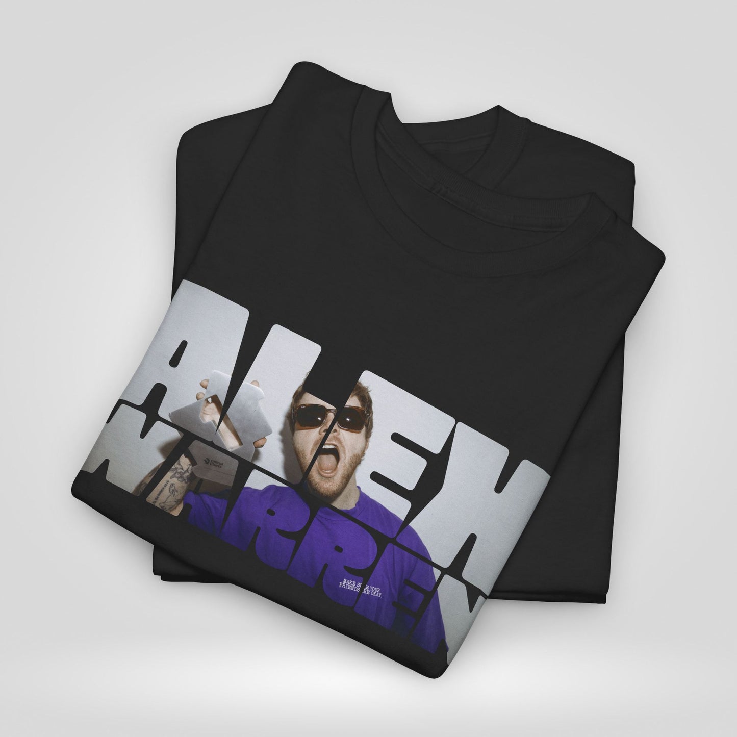 Alex Warren Unisex Heavy Cotton Tee - Casual Graphic Tee for Fans