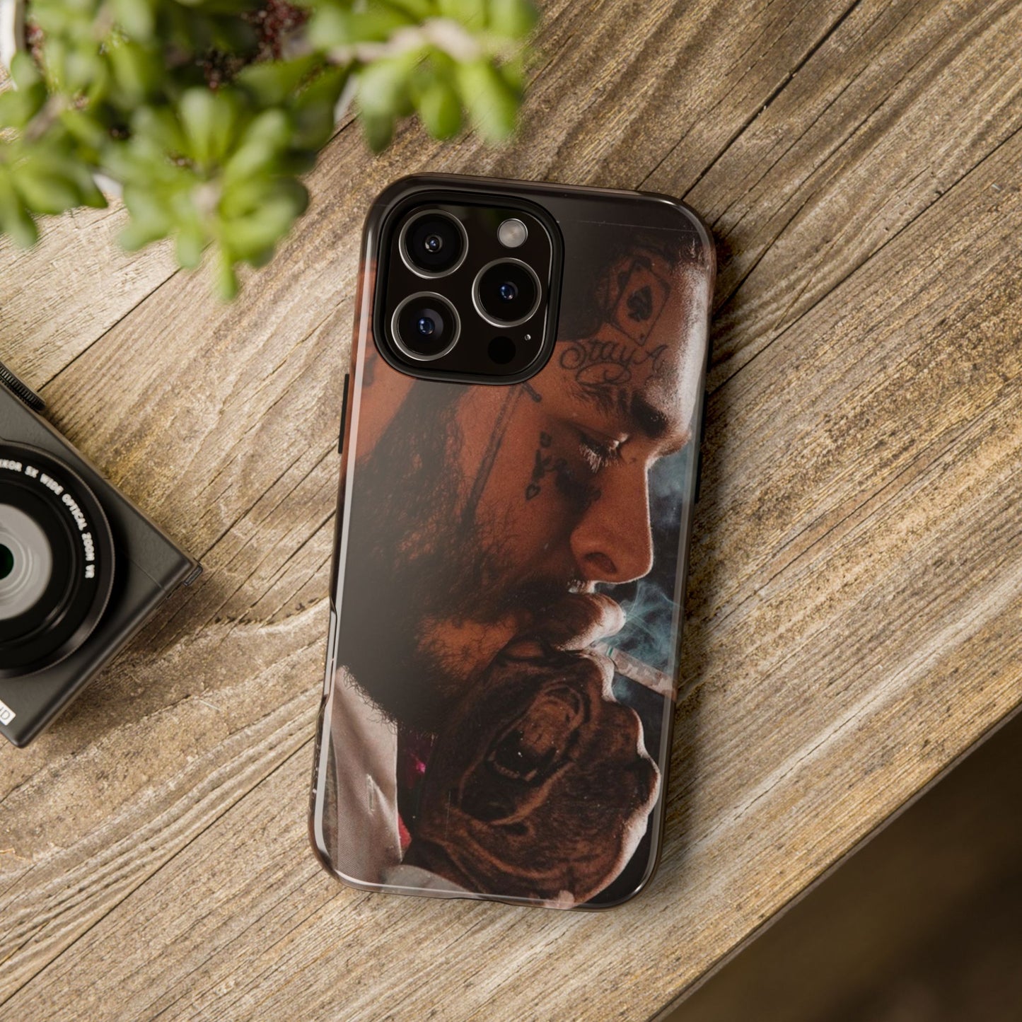 Post Malone Tough Cases for Fans - Artistic Phone Case with Smoky Vibe